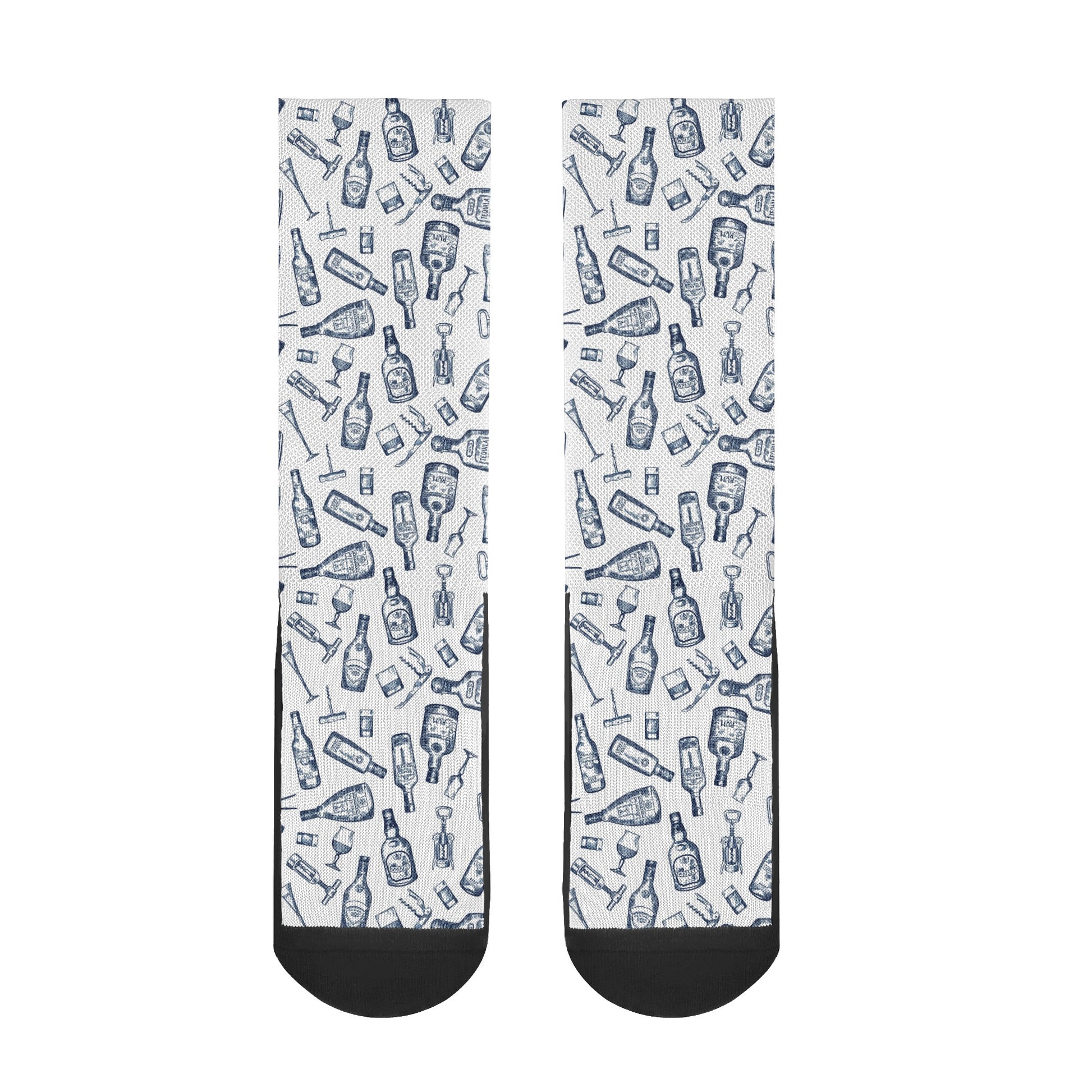 Socks beverage pattern DrinkandArt