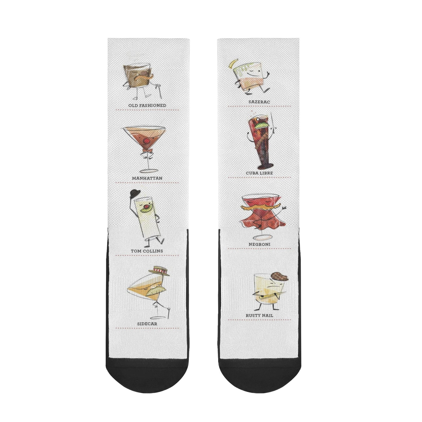 Socks cocktail funny art DrinkandArt