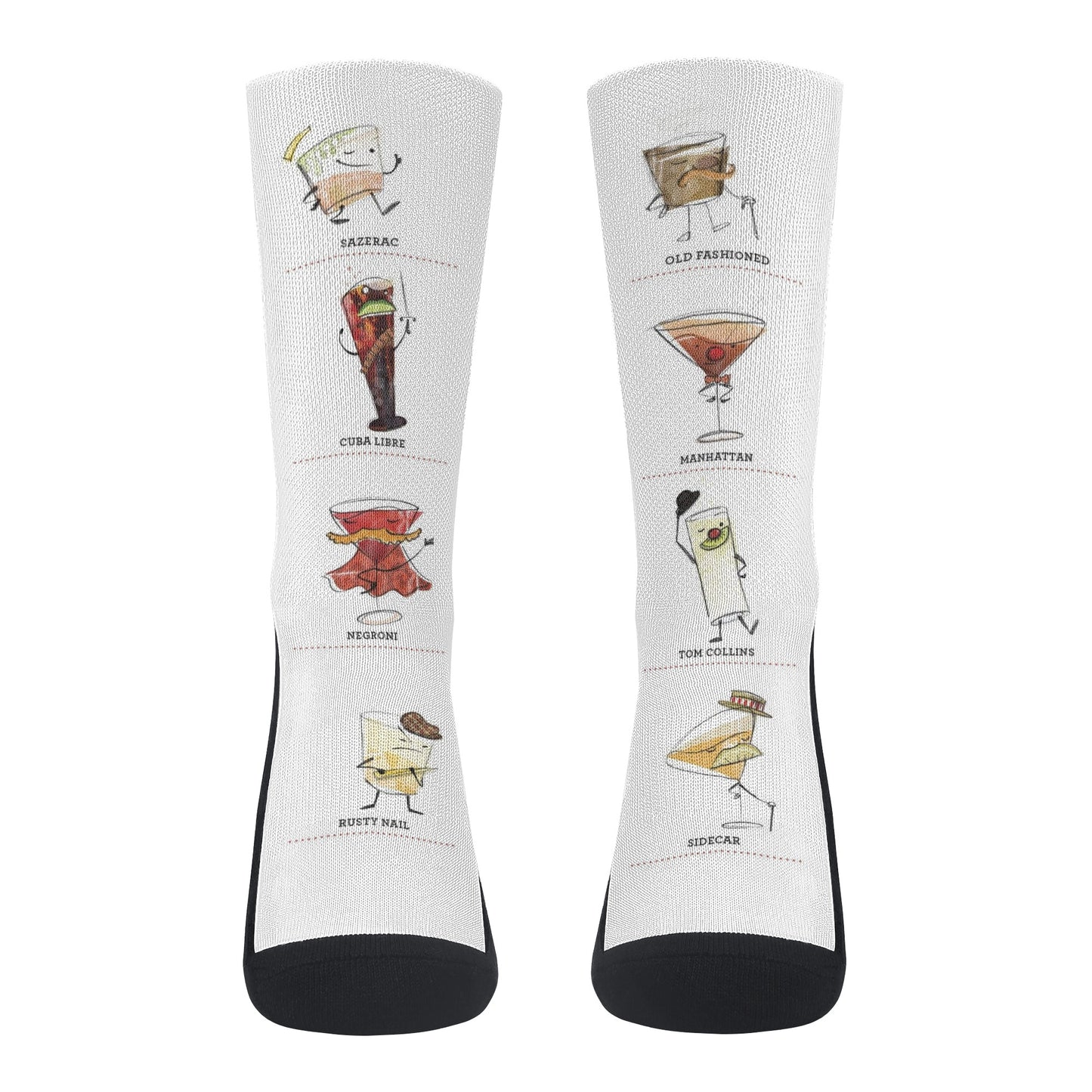 Socks cocktail funny art DrinkandArt