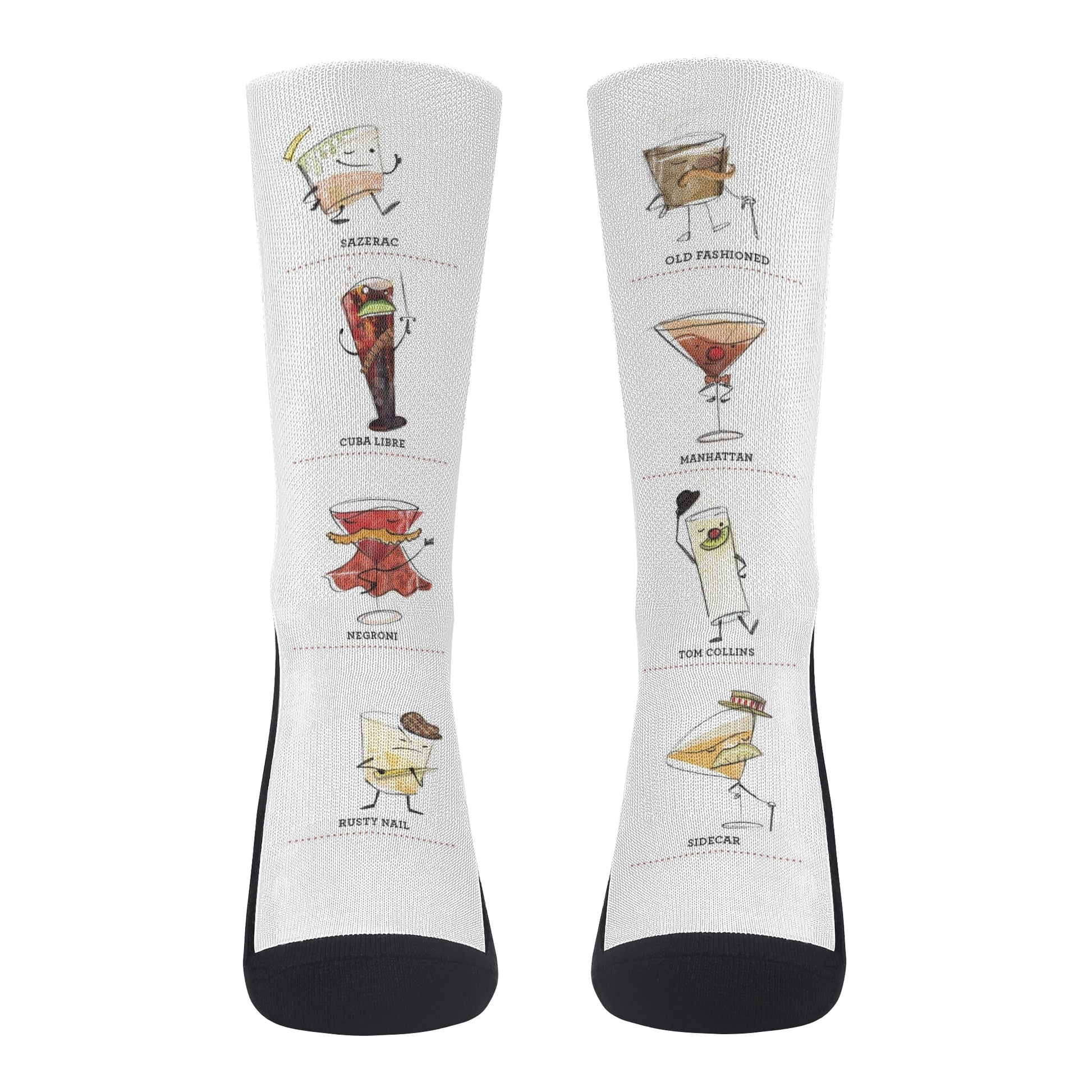 Socks cocktail funny art DrinkandArt