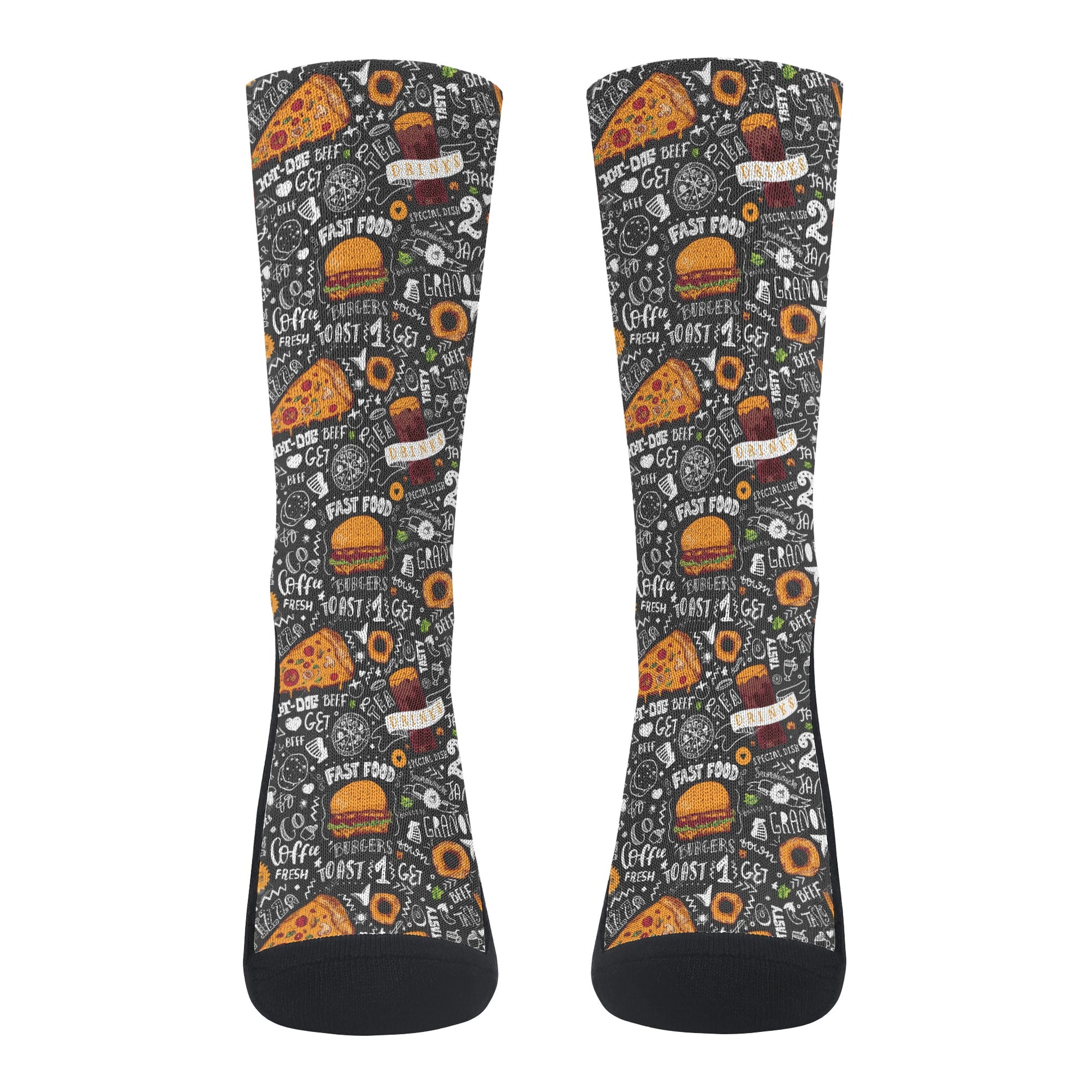 Socks junk food illustration DrinkandArt