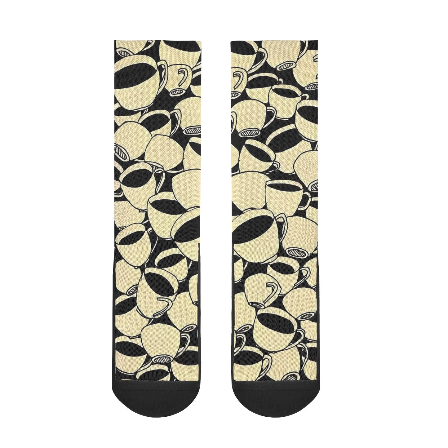 Socks pattern coffee art DrinkandArt