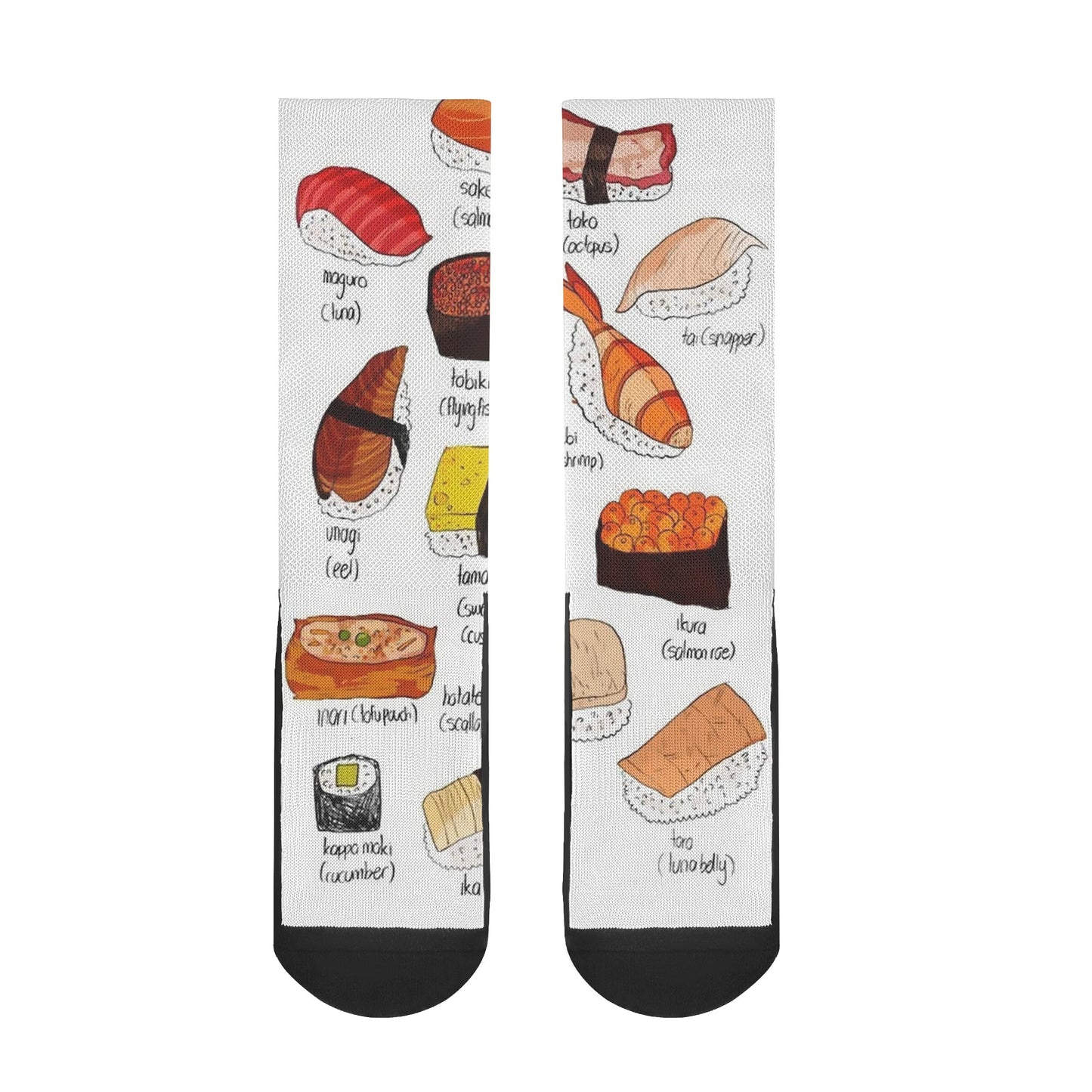 Socks sushi drawing art DrinkandArt