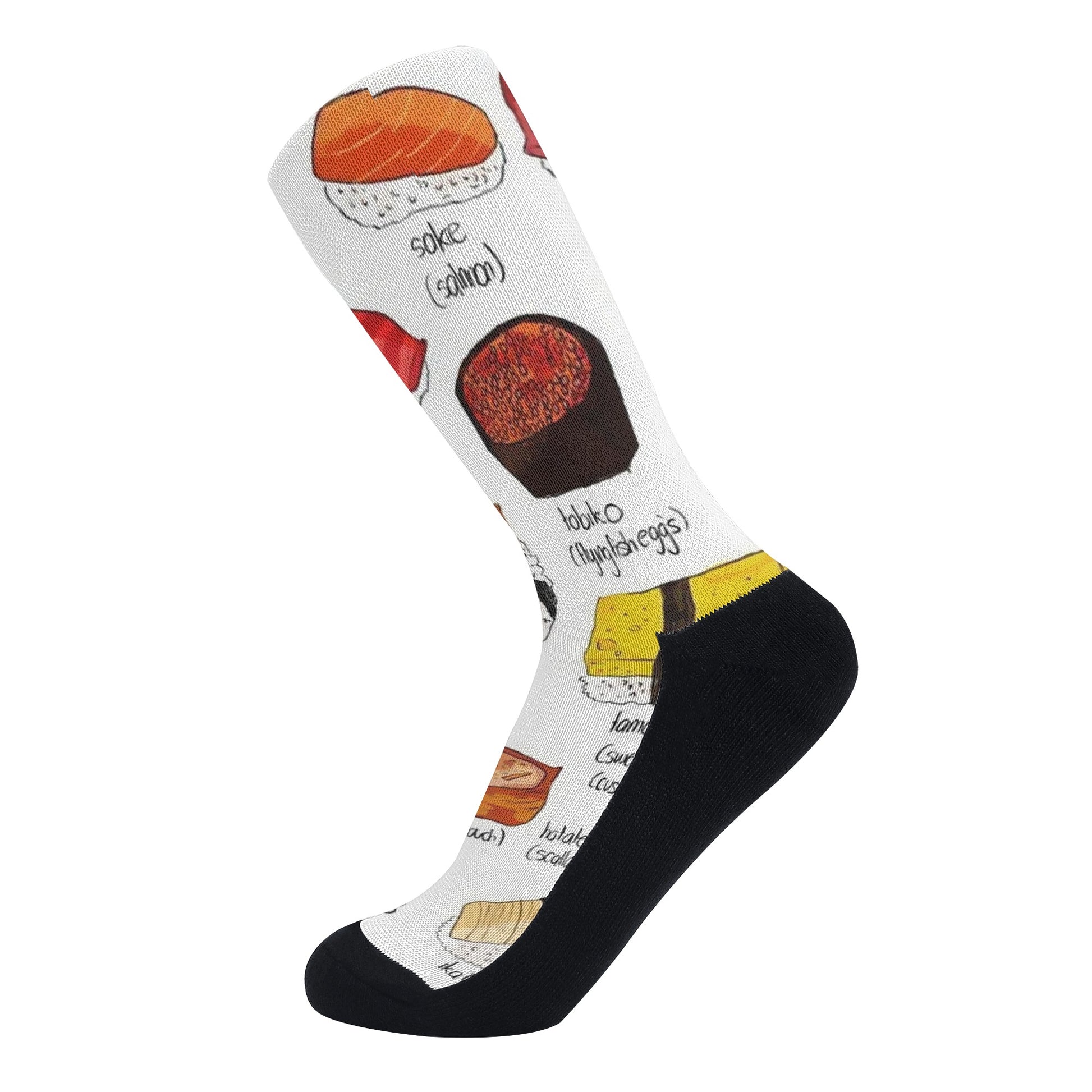 Socks sushi drawing art DrinkandArt