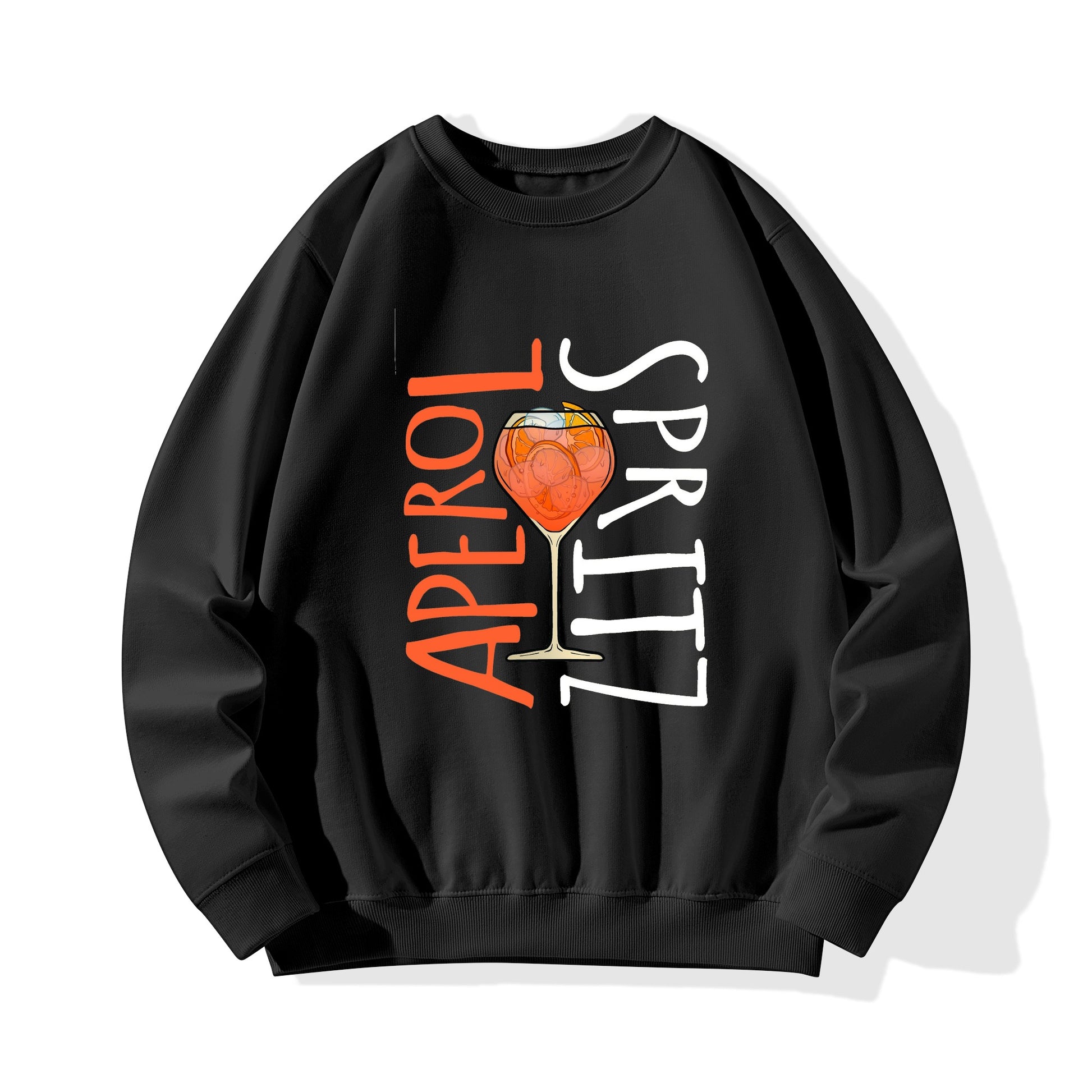 Sweatershirt Cotton Aperol Spritz illustration DrinkandArt