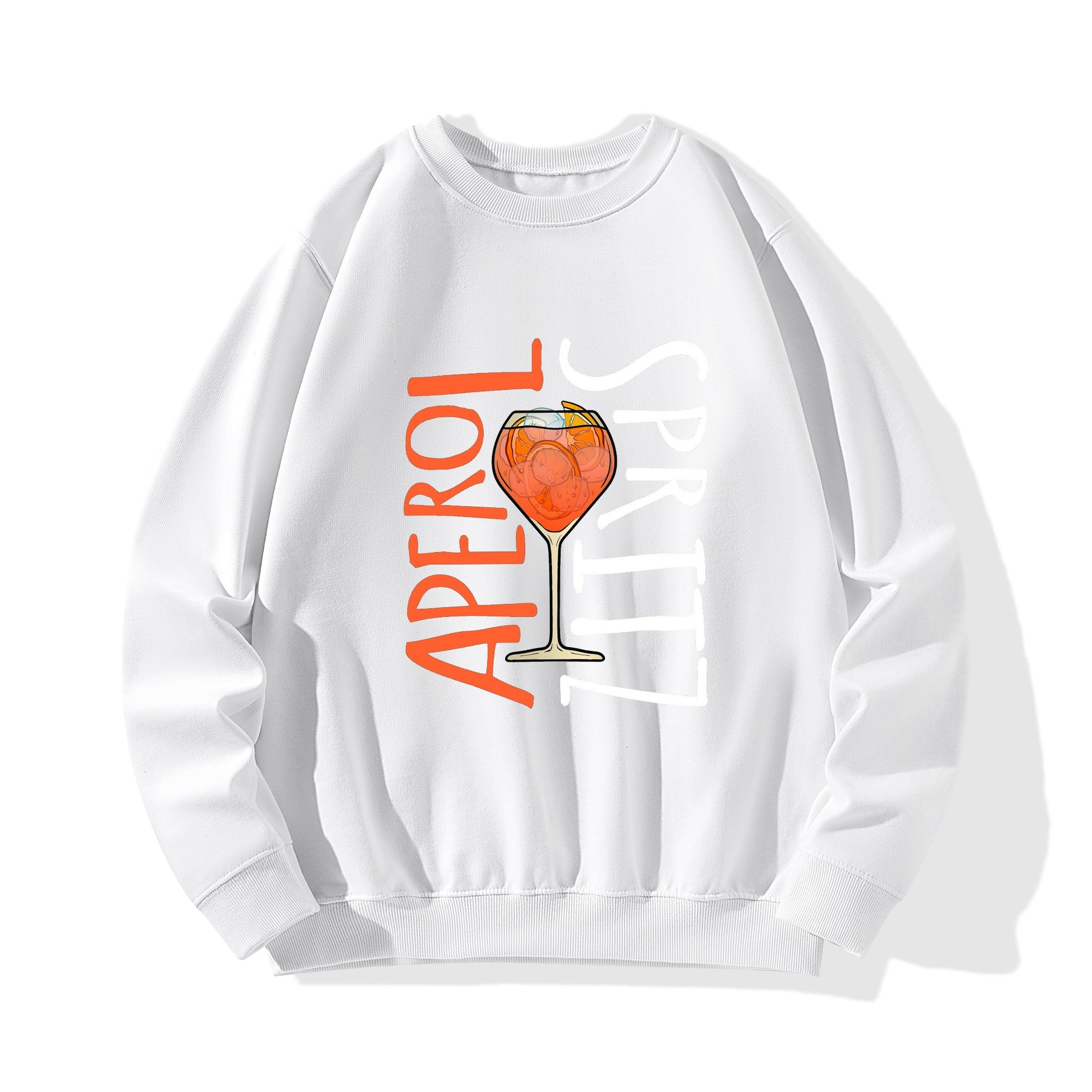 Sweatershirt Cotton Aperol Spritz illustration DrinkandArt