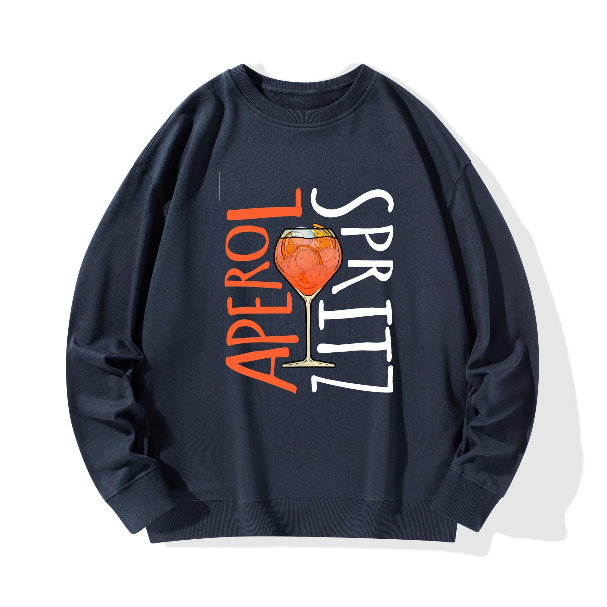 Sweatershirt Cotton Aperol Spritz illustration DrinkandArt