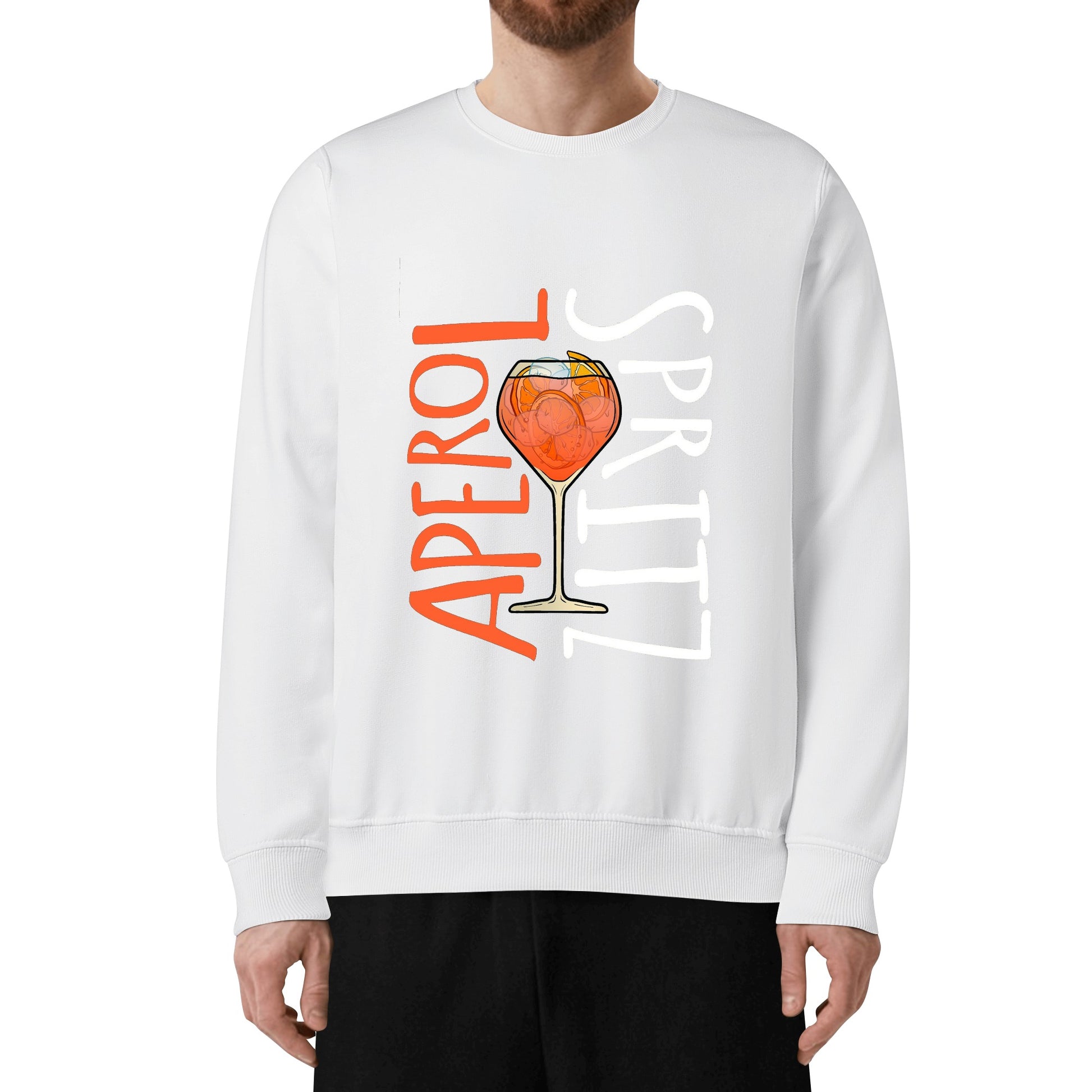 Sweatershirt Cotton Aperol Spritz illustration DrinkandArt