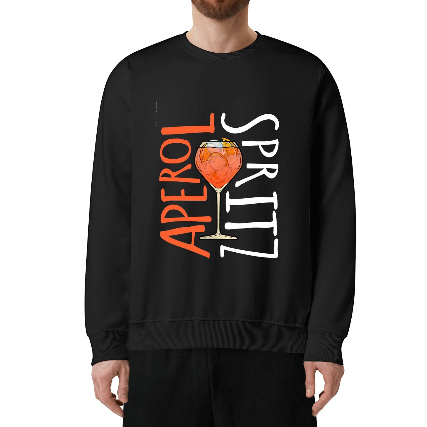 Sweatershirt Cotton Aperol Spritz illustration DrinkandArt