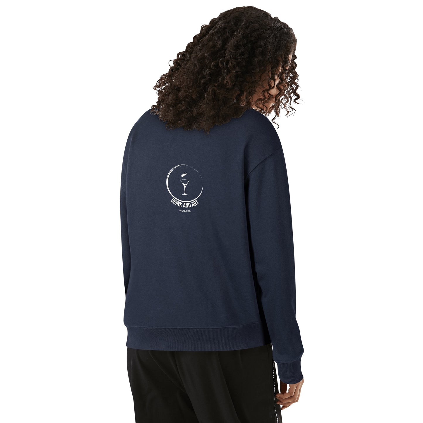 Sweatershirt Cotton let the evening be-gin DrinkandArt