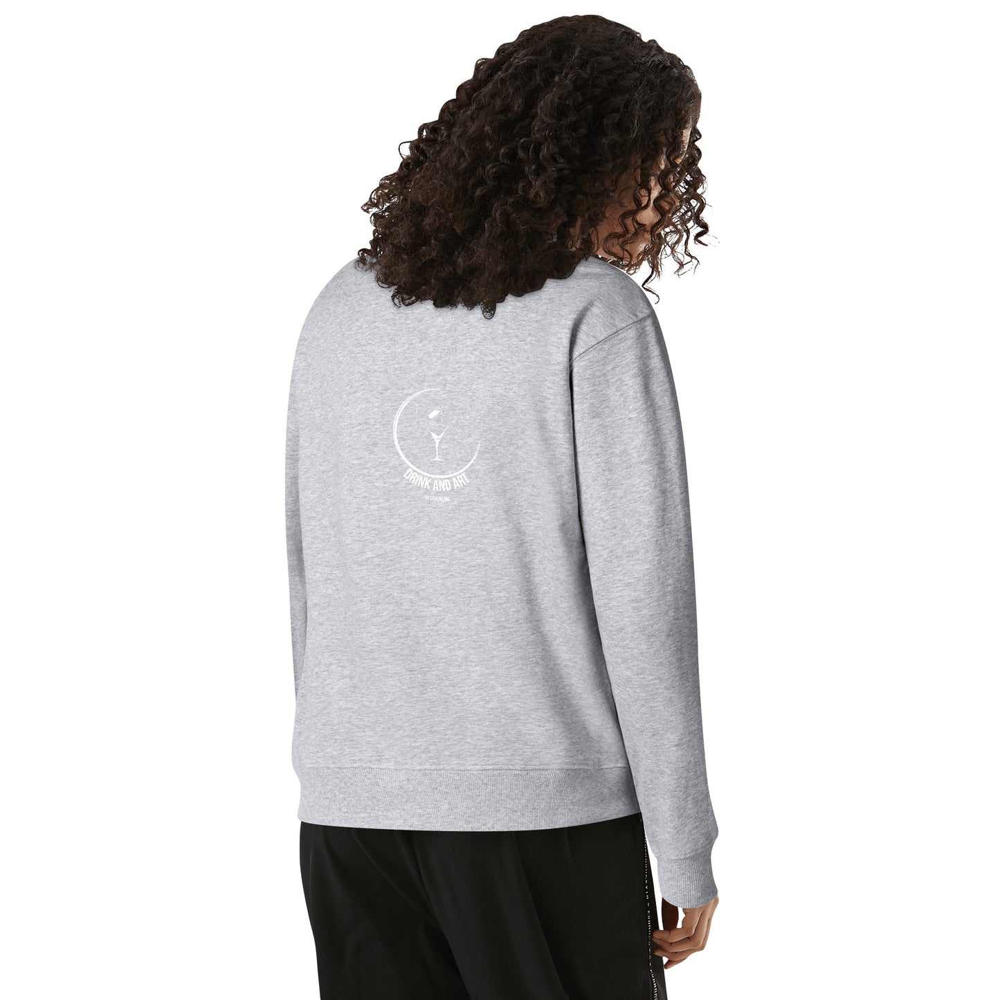 Sweatershirt Cotton let the evening be-gin DrinkandArt