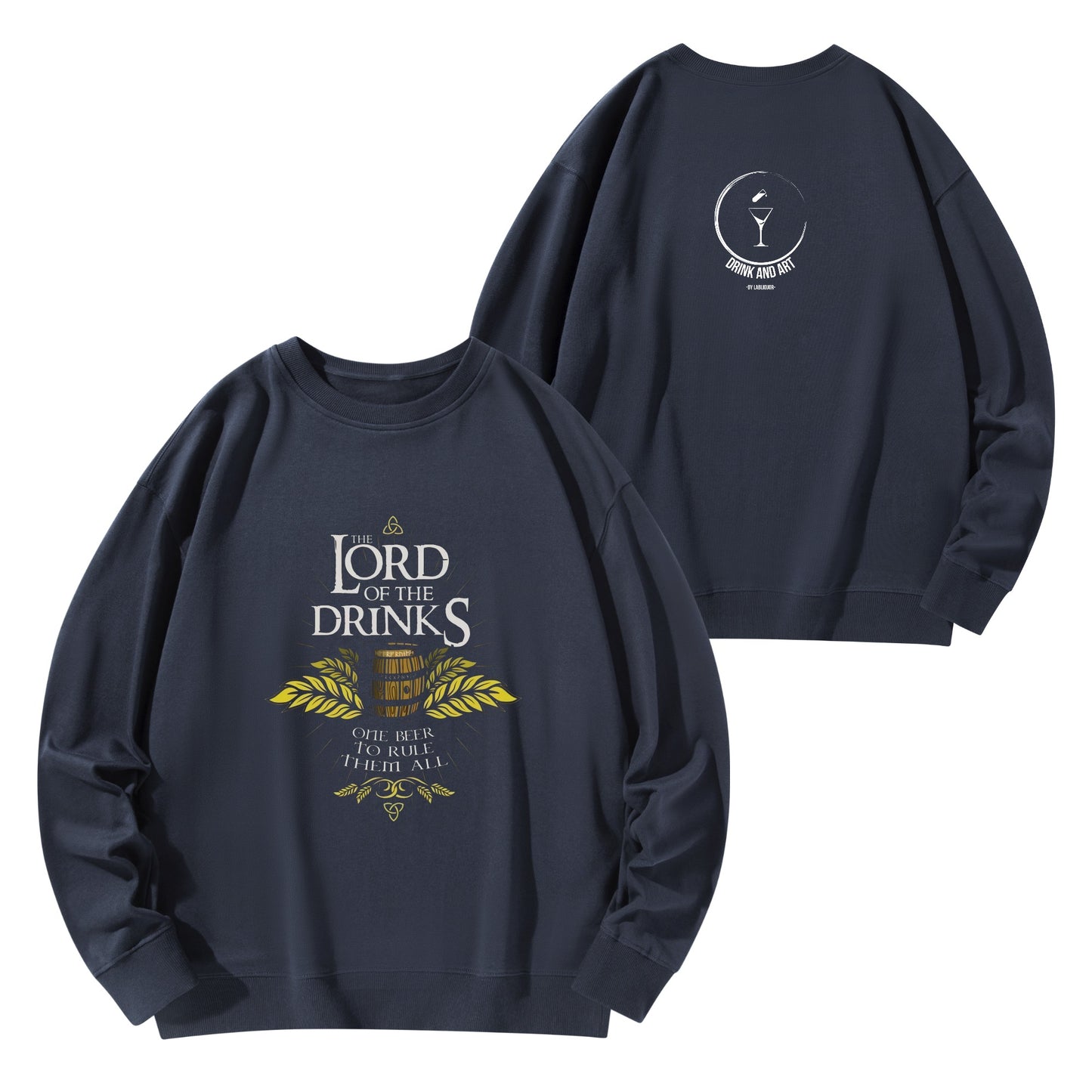 Sweatershirt Cotton the lord of the drinks DrinkandArt