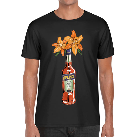 T-Shirt Aperol lilies art DrinkandArt