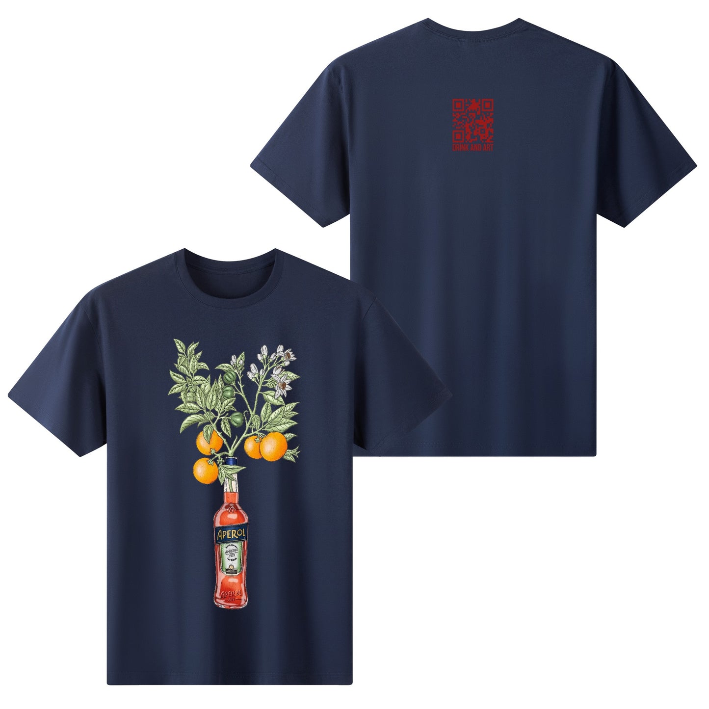 T-Shirt Aperol orange tree DrinkandArt