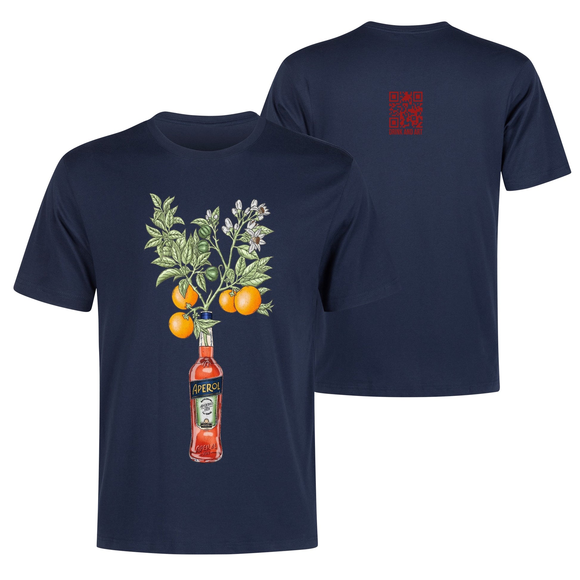 T-Shirt Aperol orange tree DrinkandArt