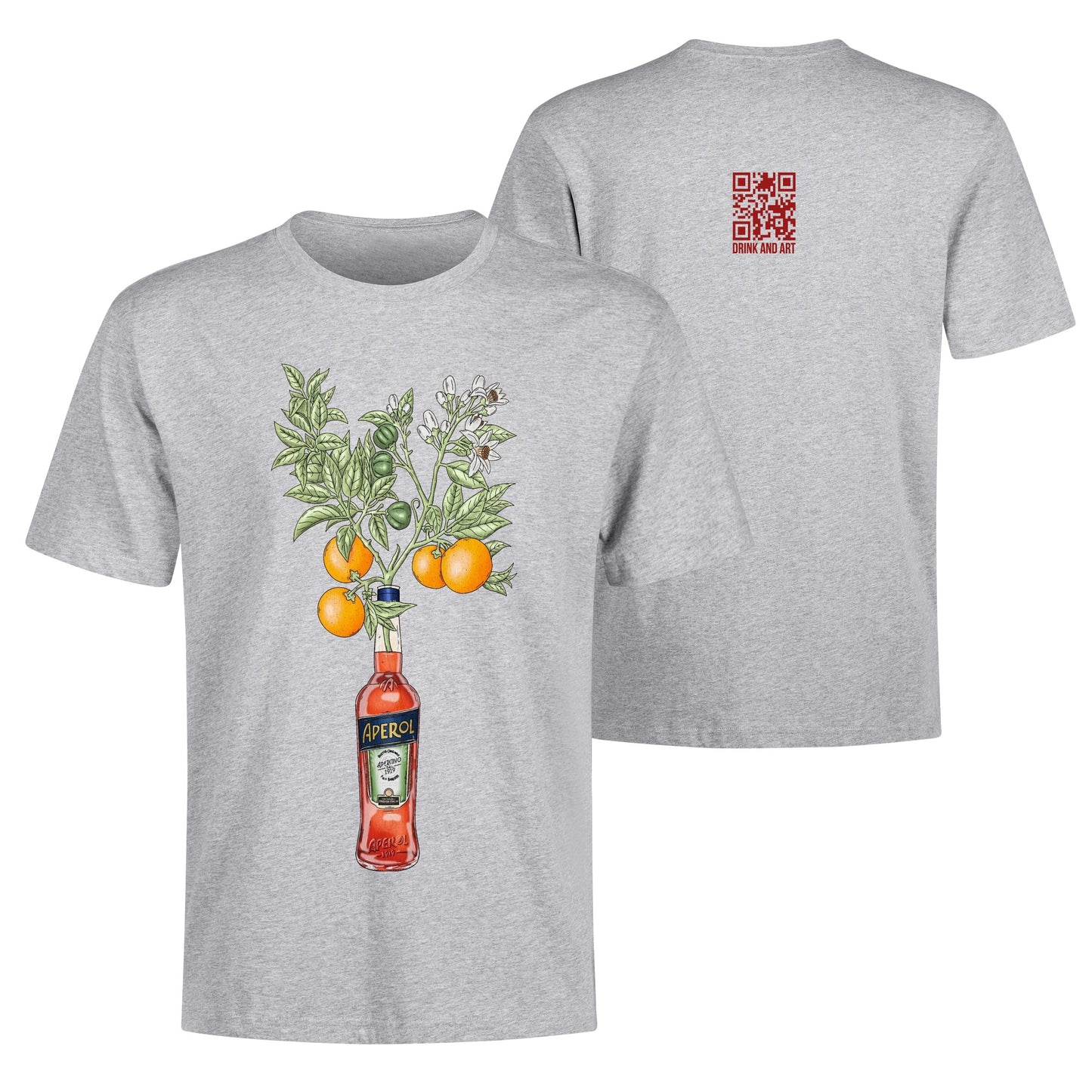 T-Shirt Aperol orange tree DrinkandArt