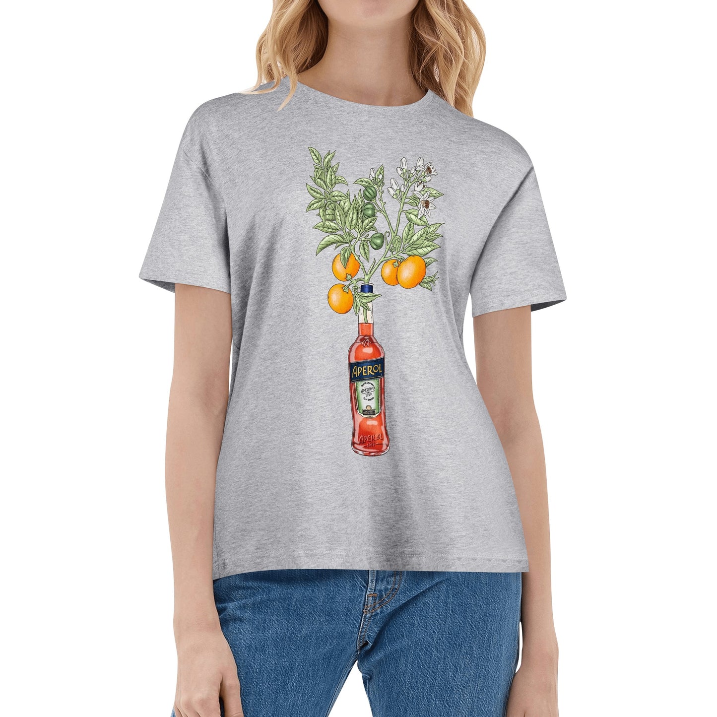 T-Shirt Aperol orange tree DrinkandArt