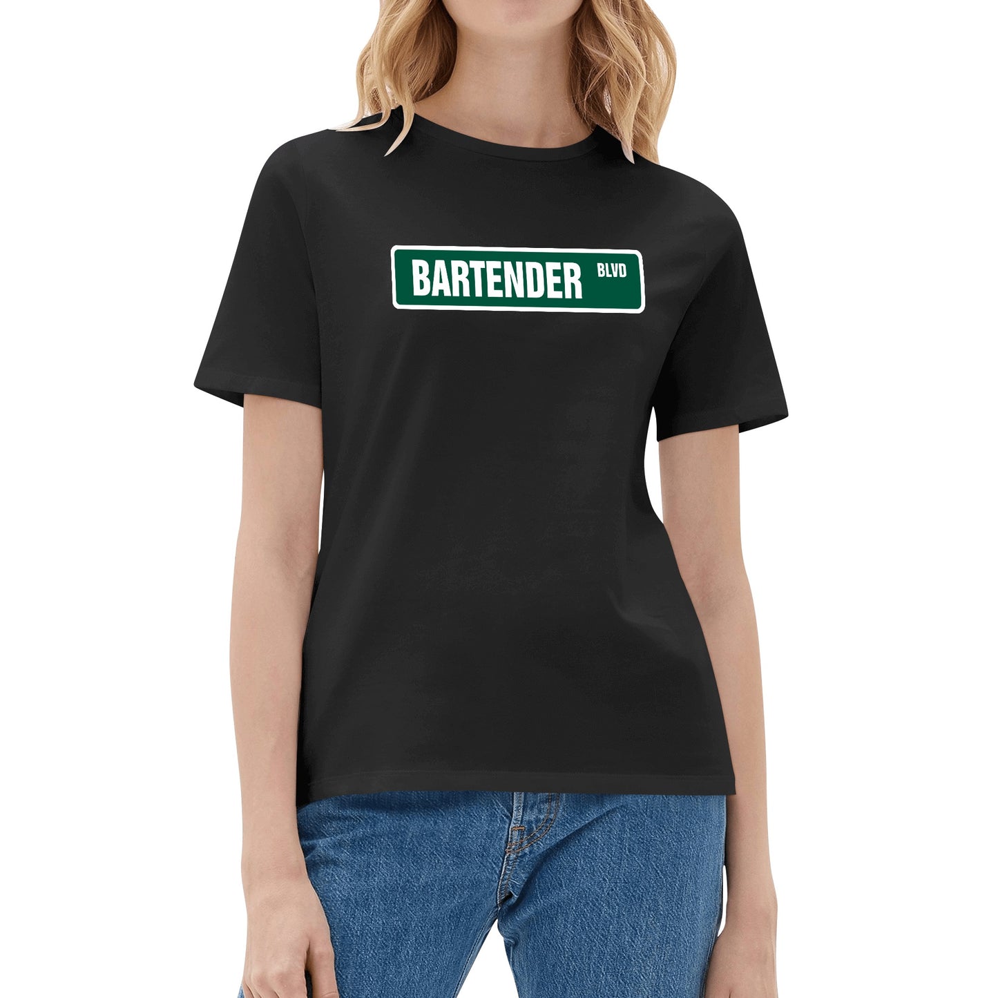 T-Shirt Bartender signpost DrinkandArt