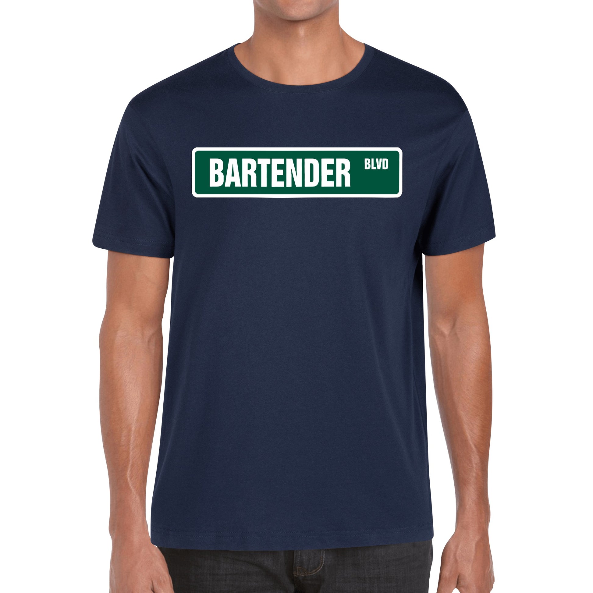 T-Shirt Bartender signpost DrinkandArt