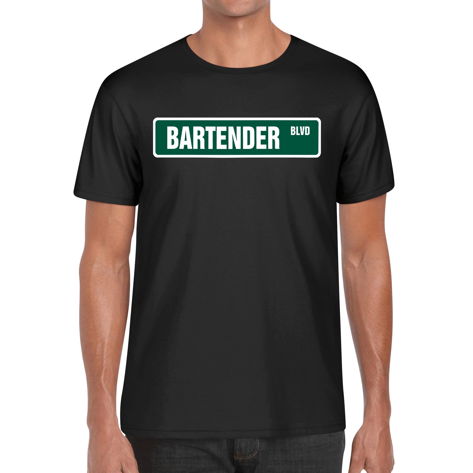 T-Shirt Bartender signpost DrinkandArt