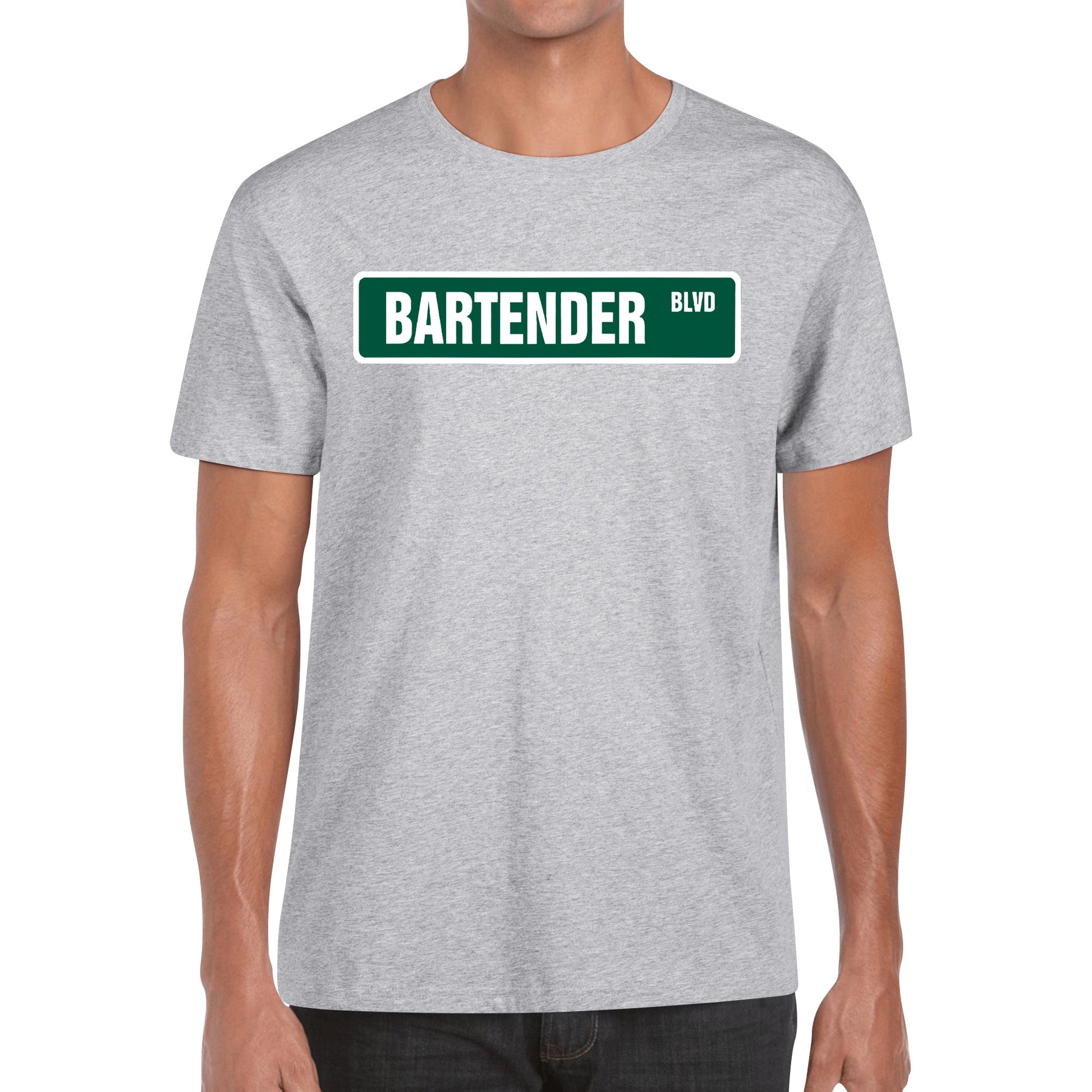 T-Shirt Bartender signpost DrinkandArt