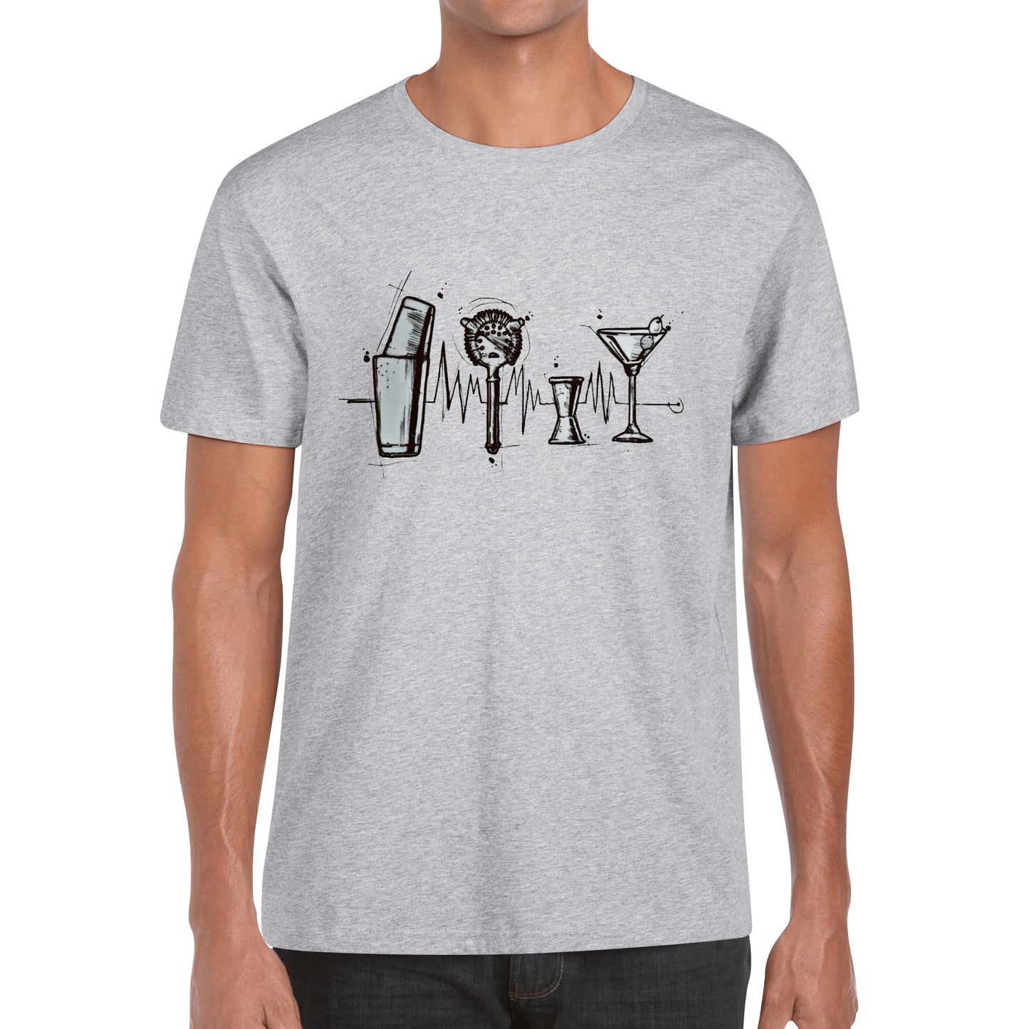 T-Shirt Barware drawing DrinkandArt