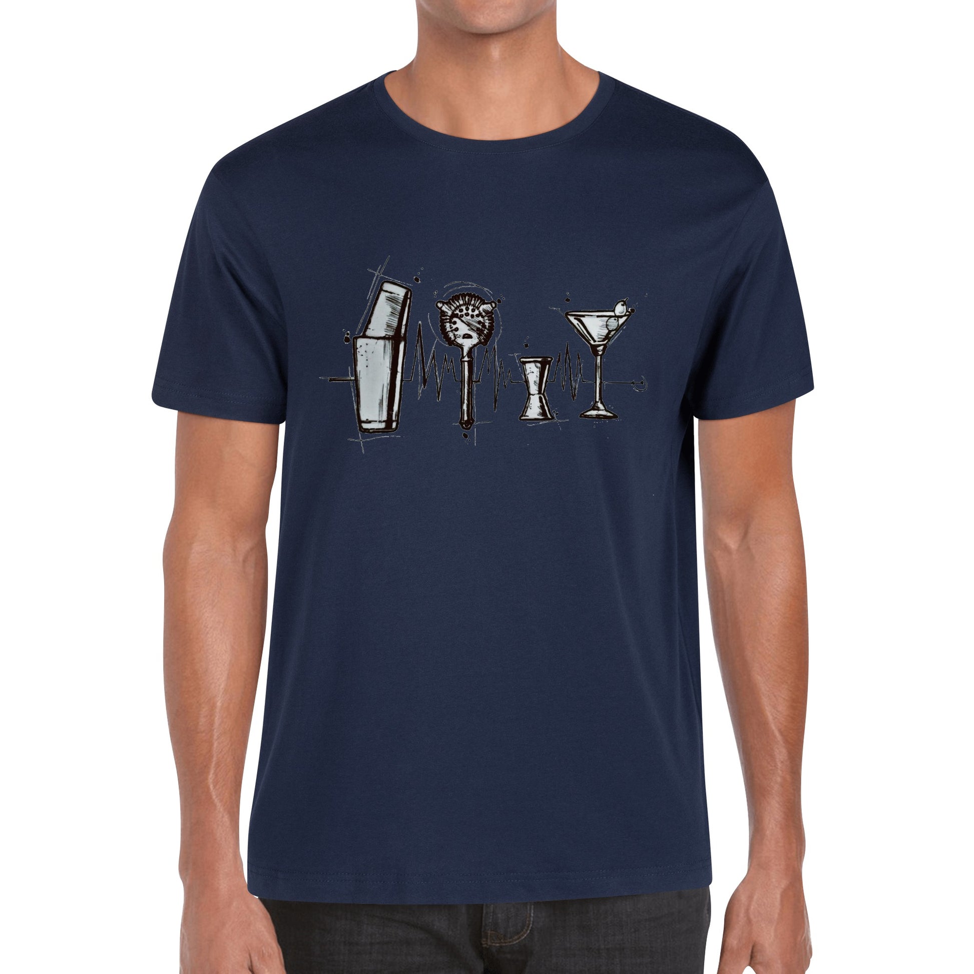 T-Shirt Barware drawing DrinkandArt