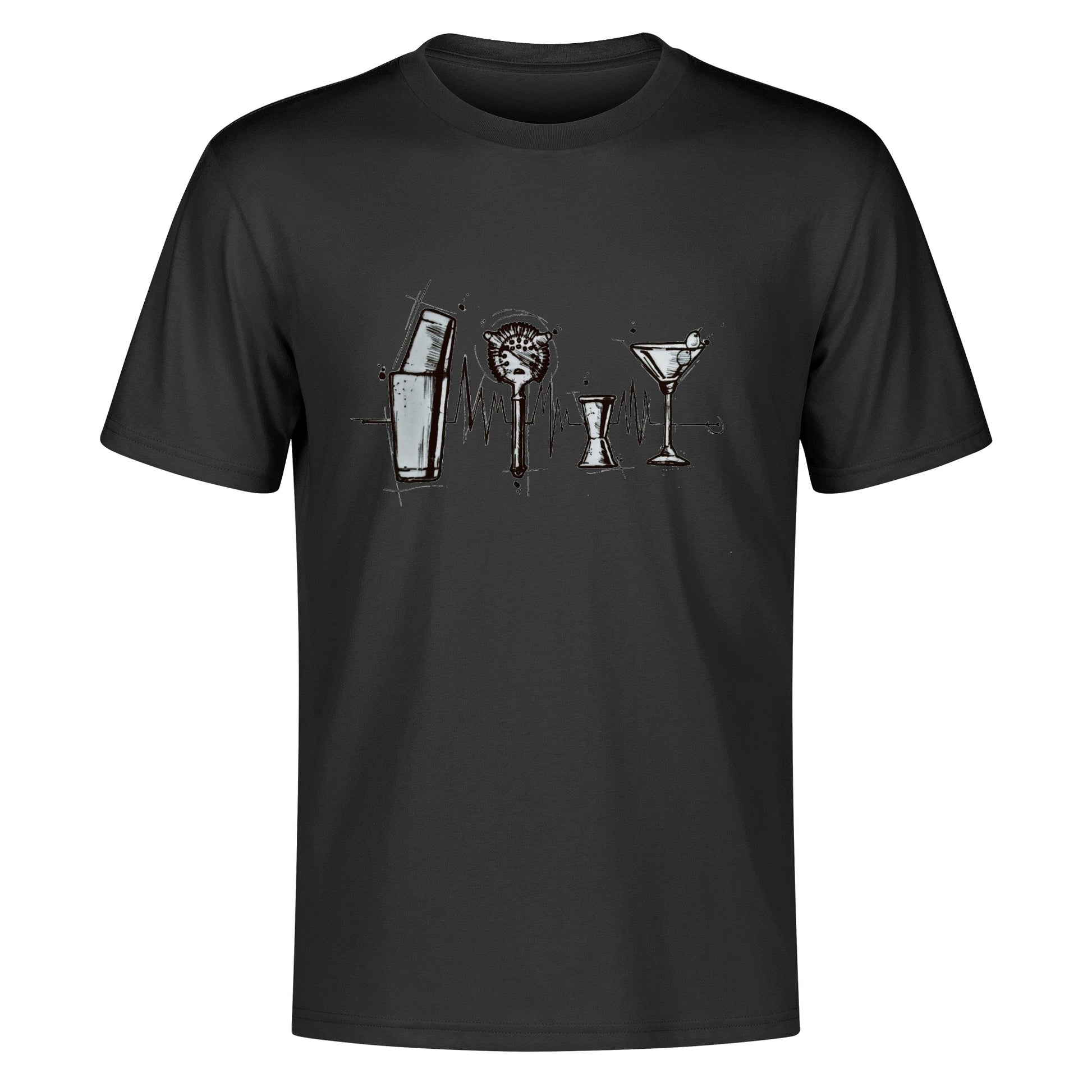 T-Shirt Barware drawing DrinkandArt