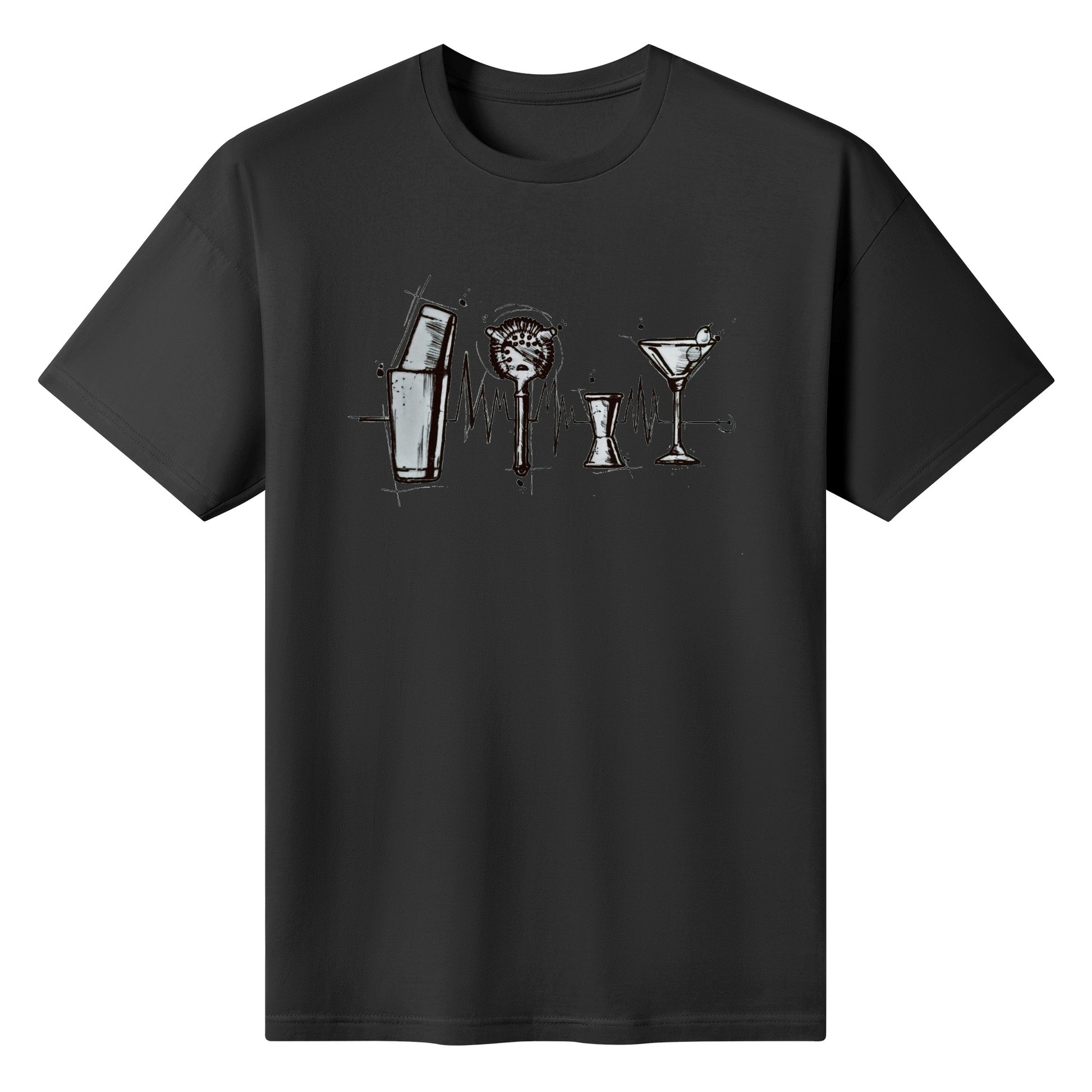 T-Shirt Barware drawing DrinkandArt