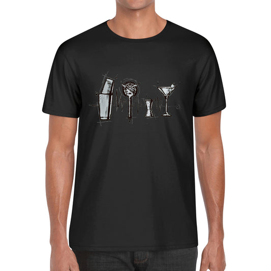 T-Shirt Barware drawing DrinkandArt