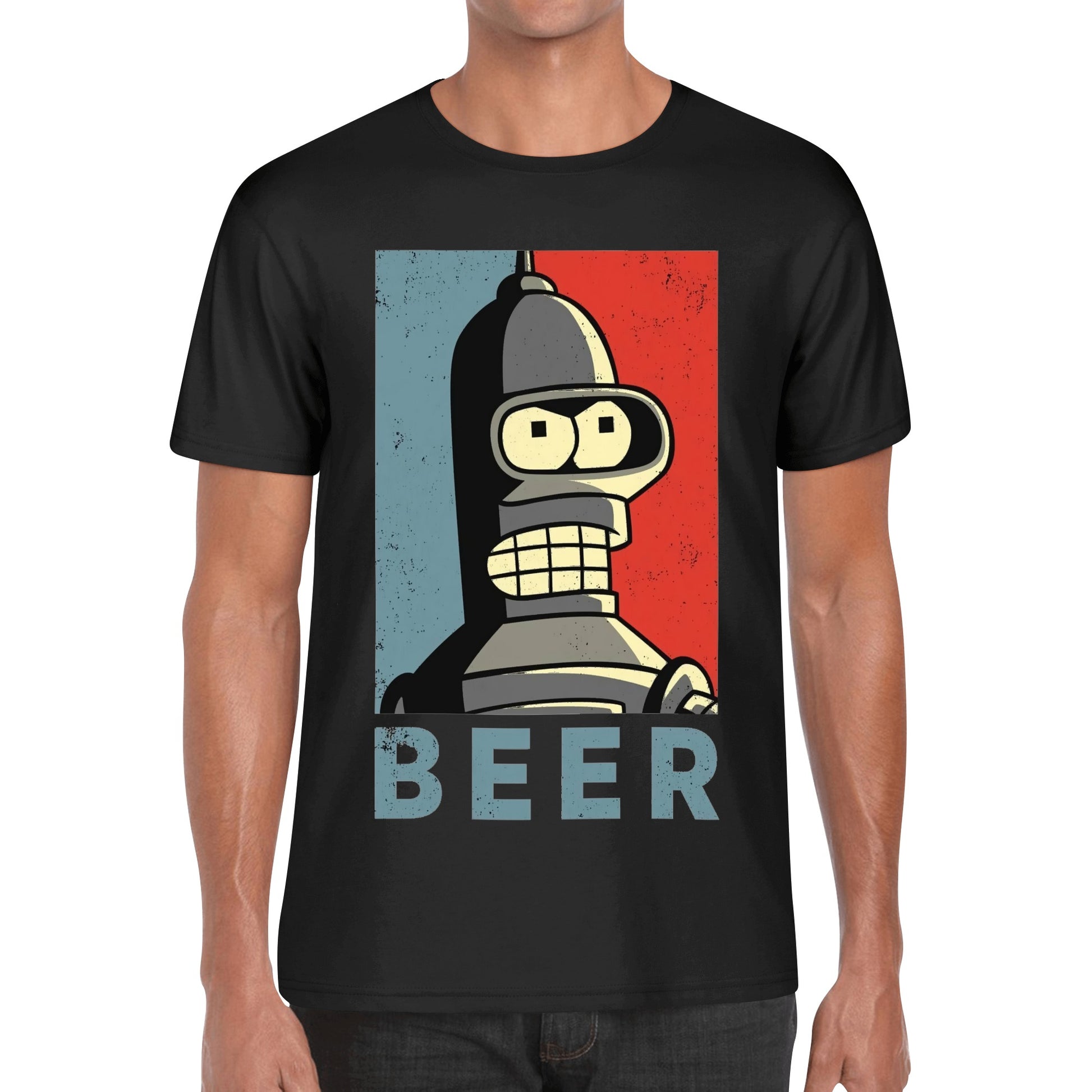 T-Shirt Bender Beer illustration DrinkandArt