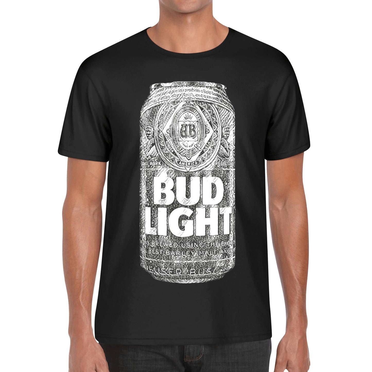 T-Shirt Bud Light illustration DrinkandArt