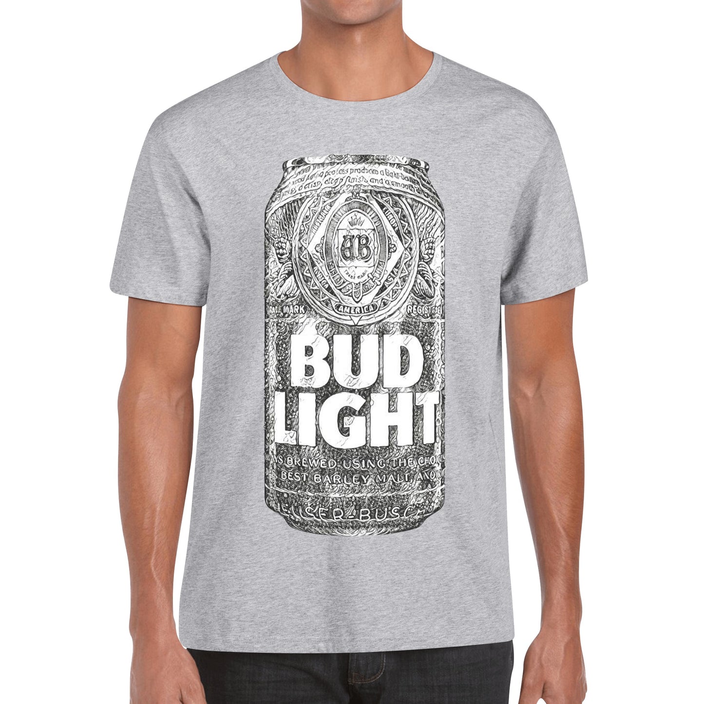 T-Shirt Bud Light illustration DrinkandArt