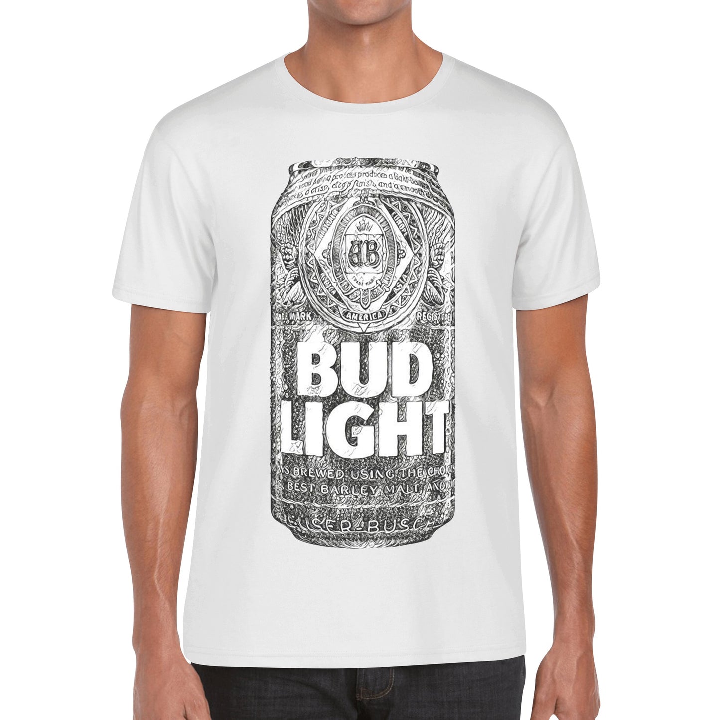 T-Shirt Bud Light illustration DrinkandArt