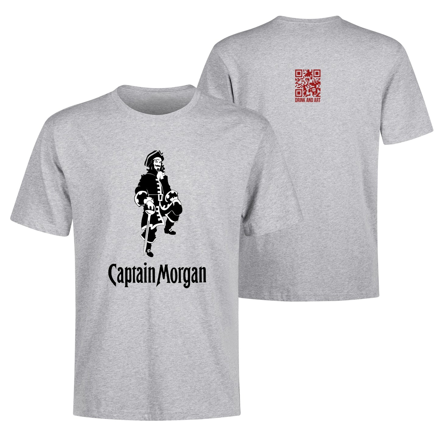 T-Shirt Capitain Morgan logo DrinkandArt