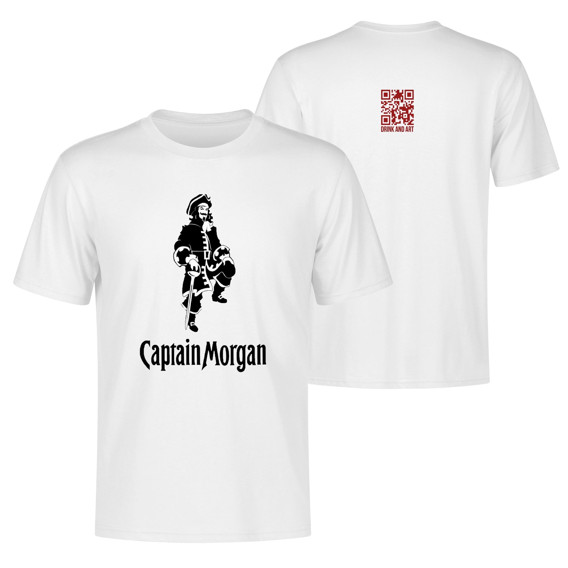 T-Shirt Capitain Morgan logo DrinkandArt