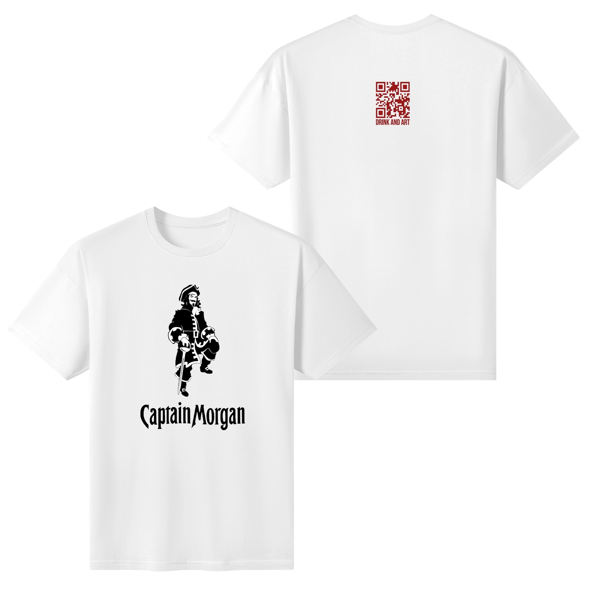 T-Shirt Capitain Morgan logo DrinkandArt