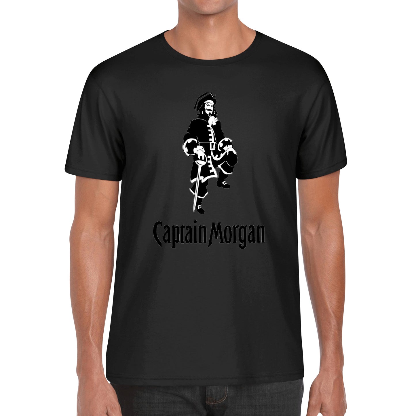 T-Shirt Capitain Morgan logo DrinkandArt