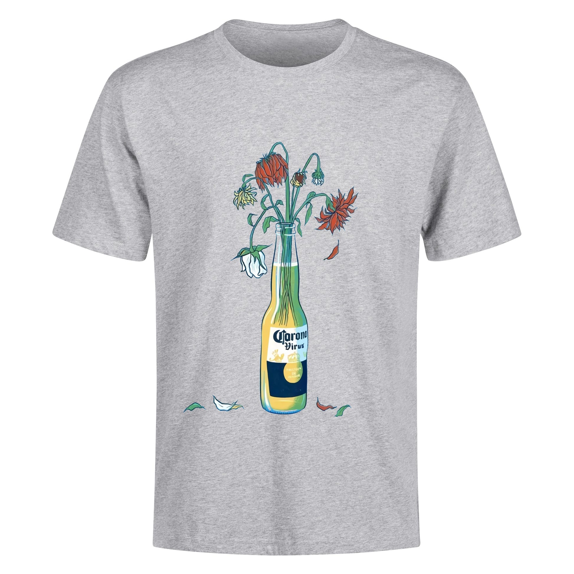 T-Shirt Corona floral art DrinkandArt