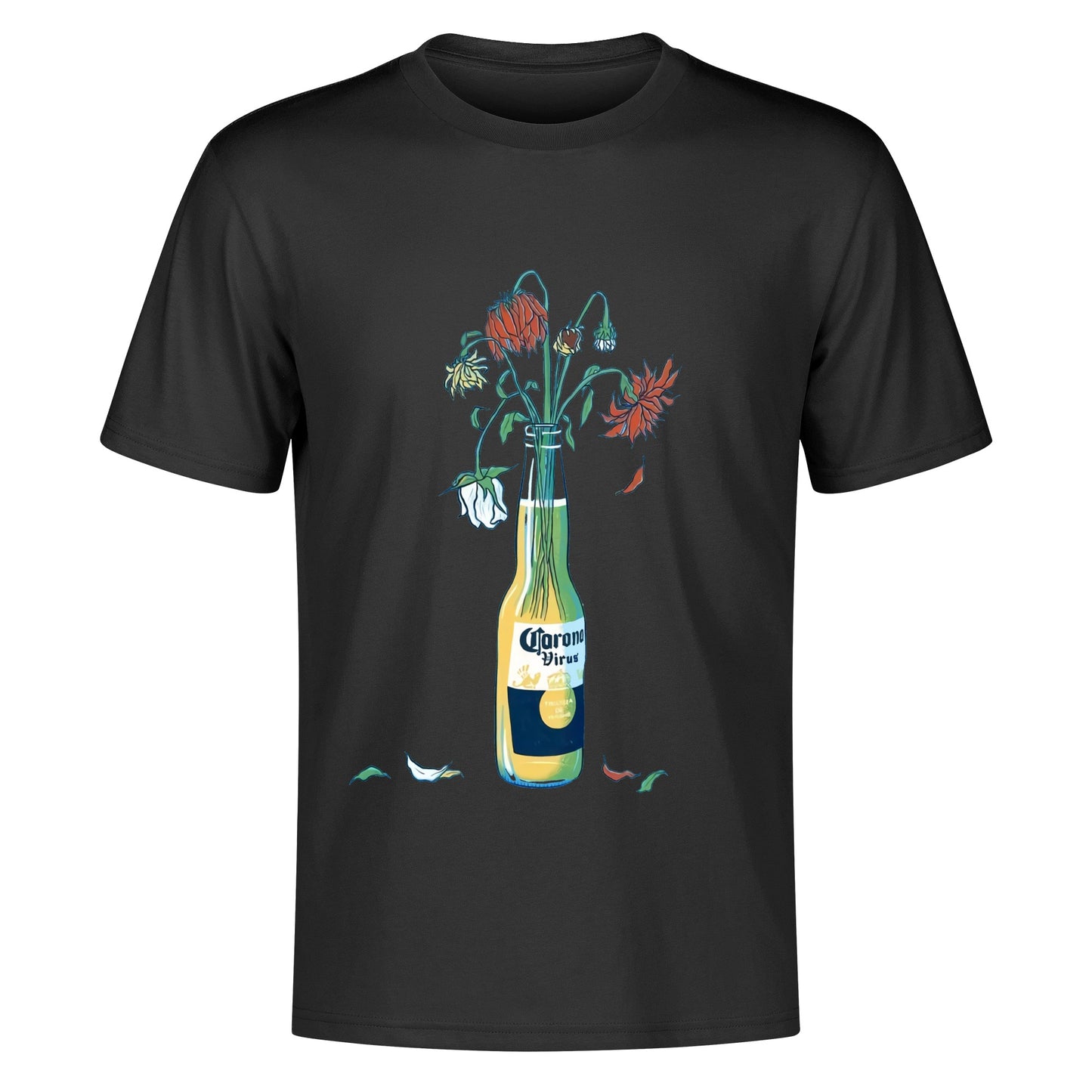 T-Shirt Corona floral art DrinkandArt