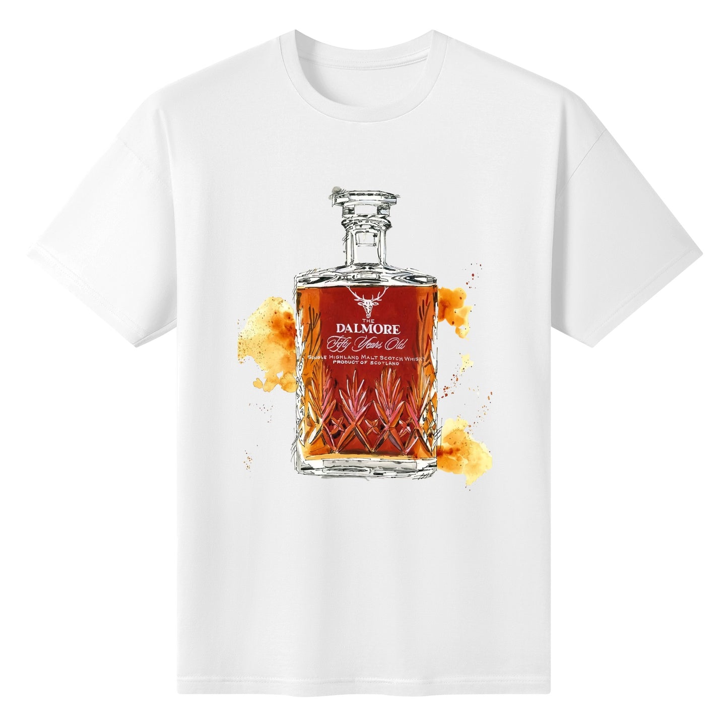 T-Shirt Dalmore watercolor DrinkandArt