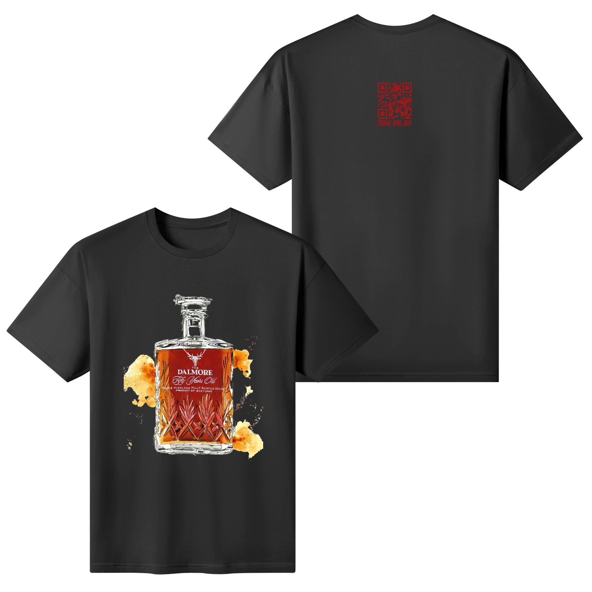 T-Shirt Dalmore watercolor DrinkandArt