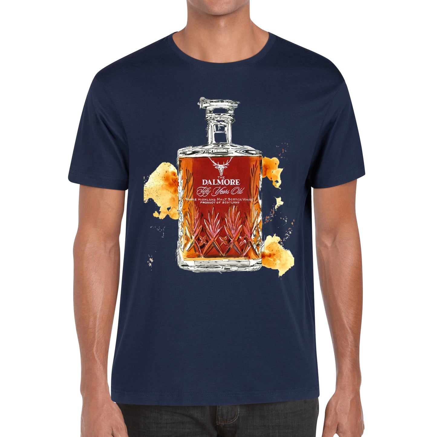 T-Shirt Dalmore watercolor DrinkandArt