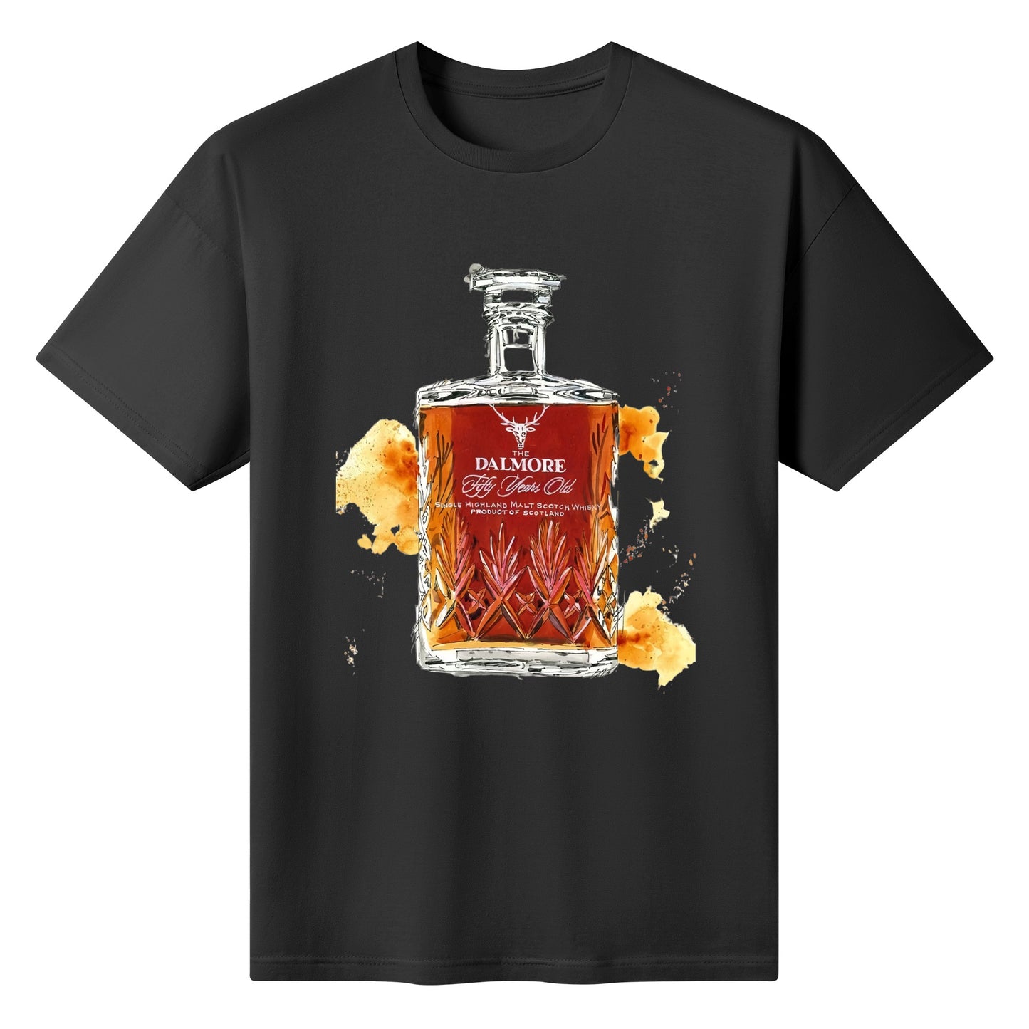 T-Shirt Dalmore watercolor DrinkandArt