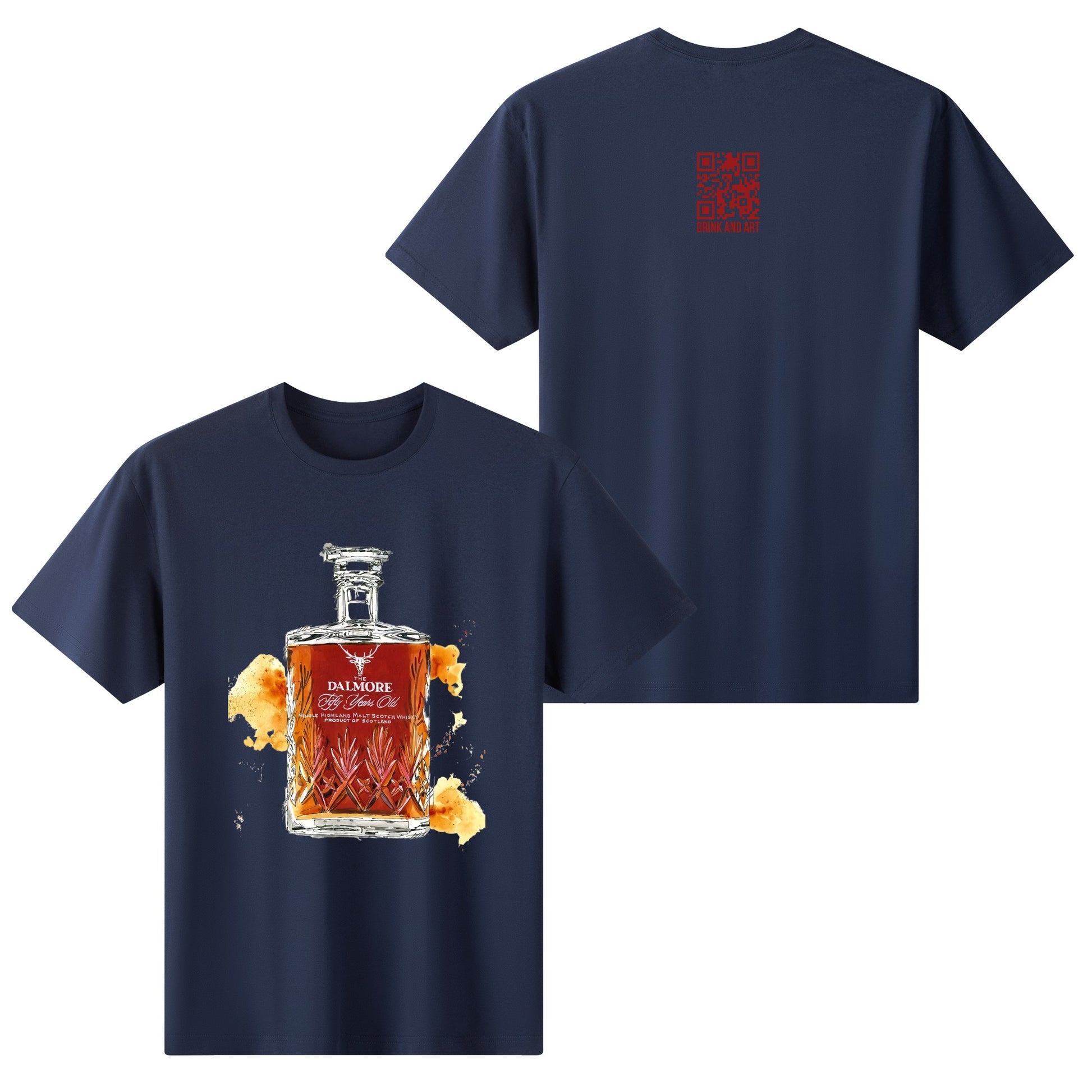 T-Shirt Dalmore watercolor DrinkandArt