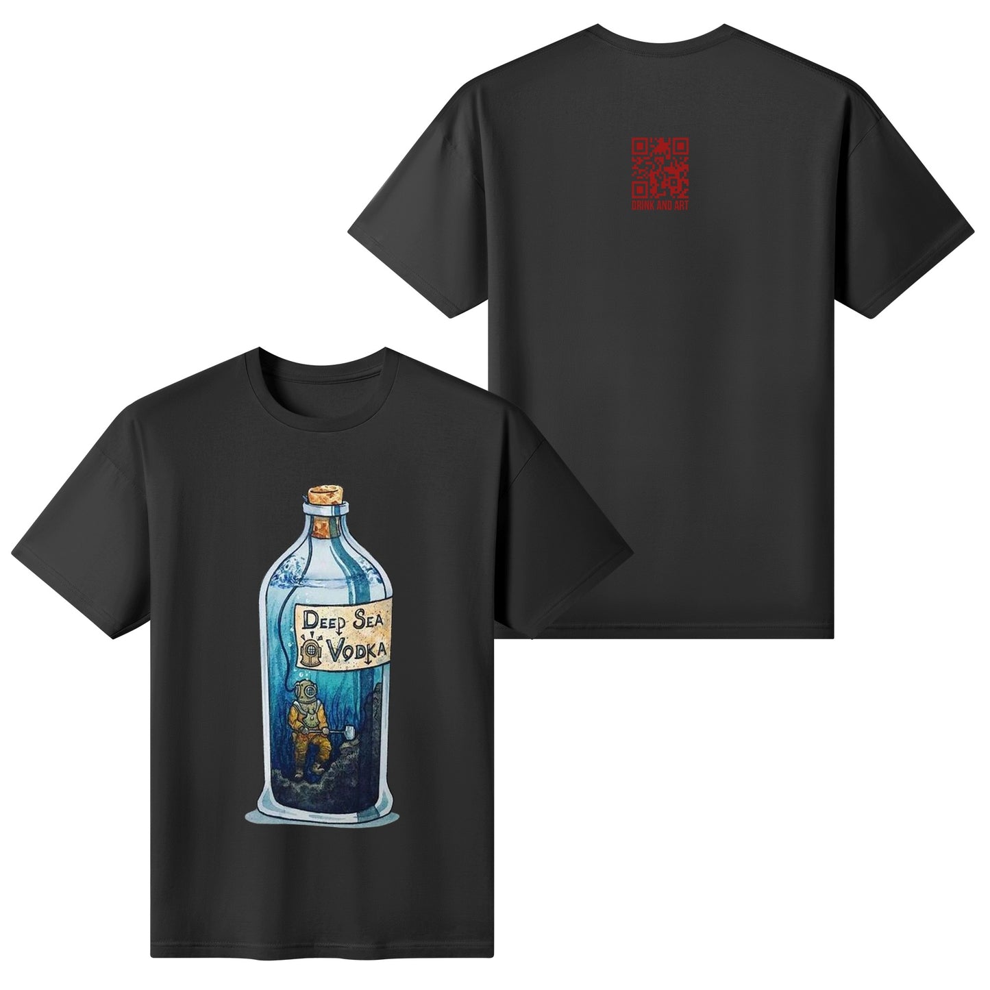 T-Shirt Deep Sea Vodka art DrinkandArt