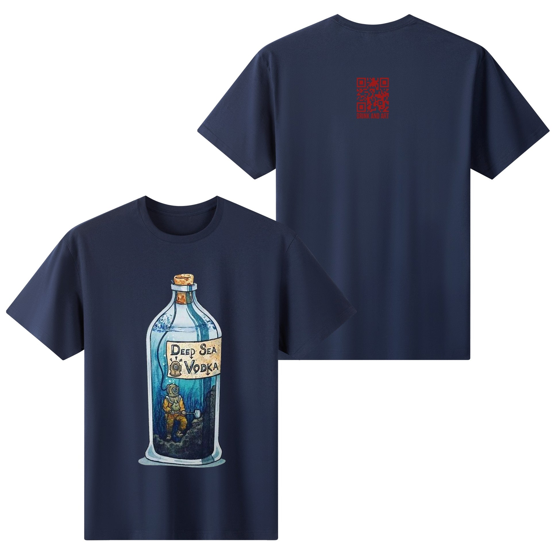 T-Shirt Deep Sea Vodka art DrinkandArt