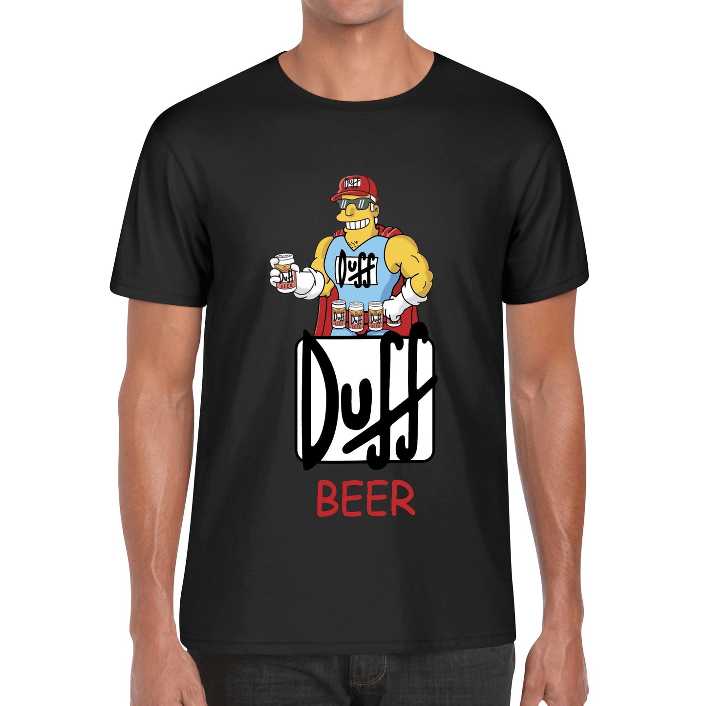 T-Shirt Duffman illustration DrinkandArt