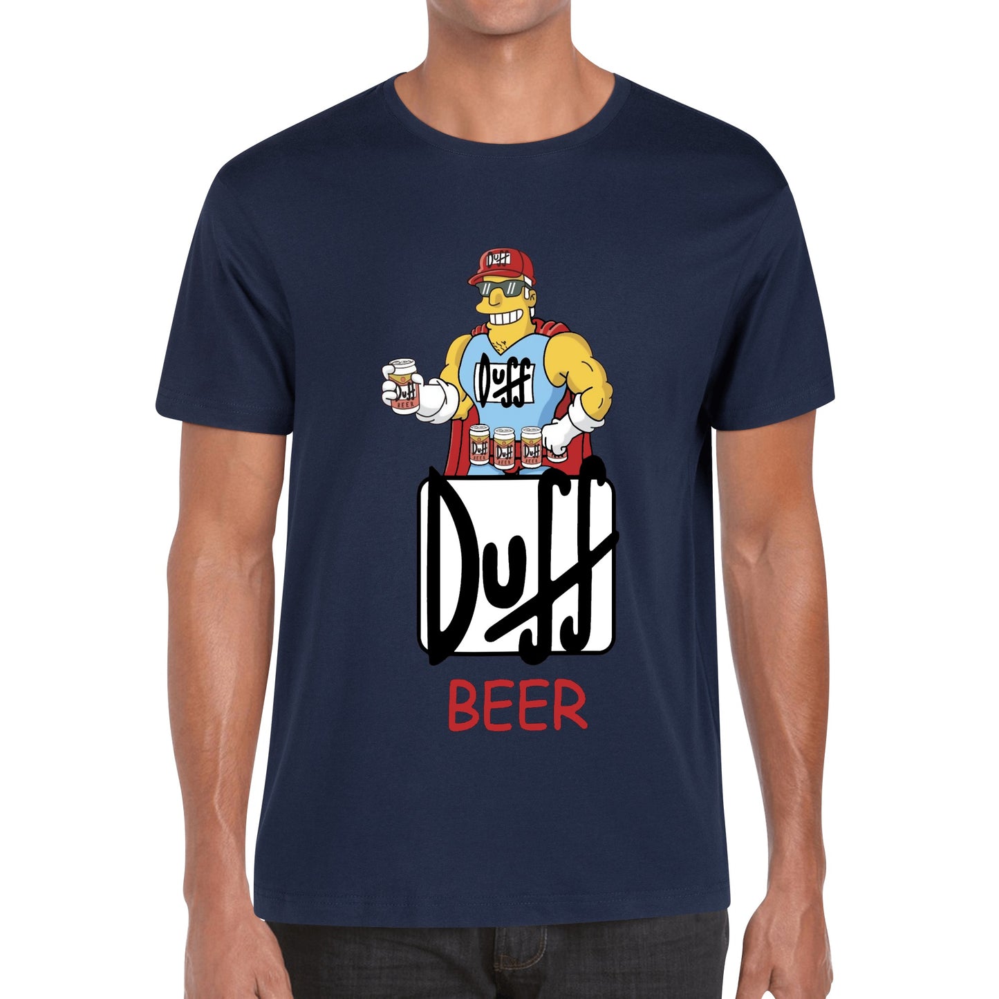 T-Shirt Duffman illustration DrinkandArt