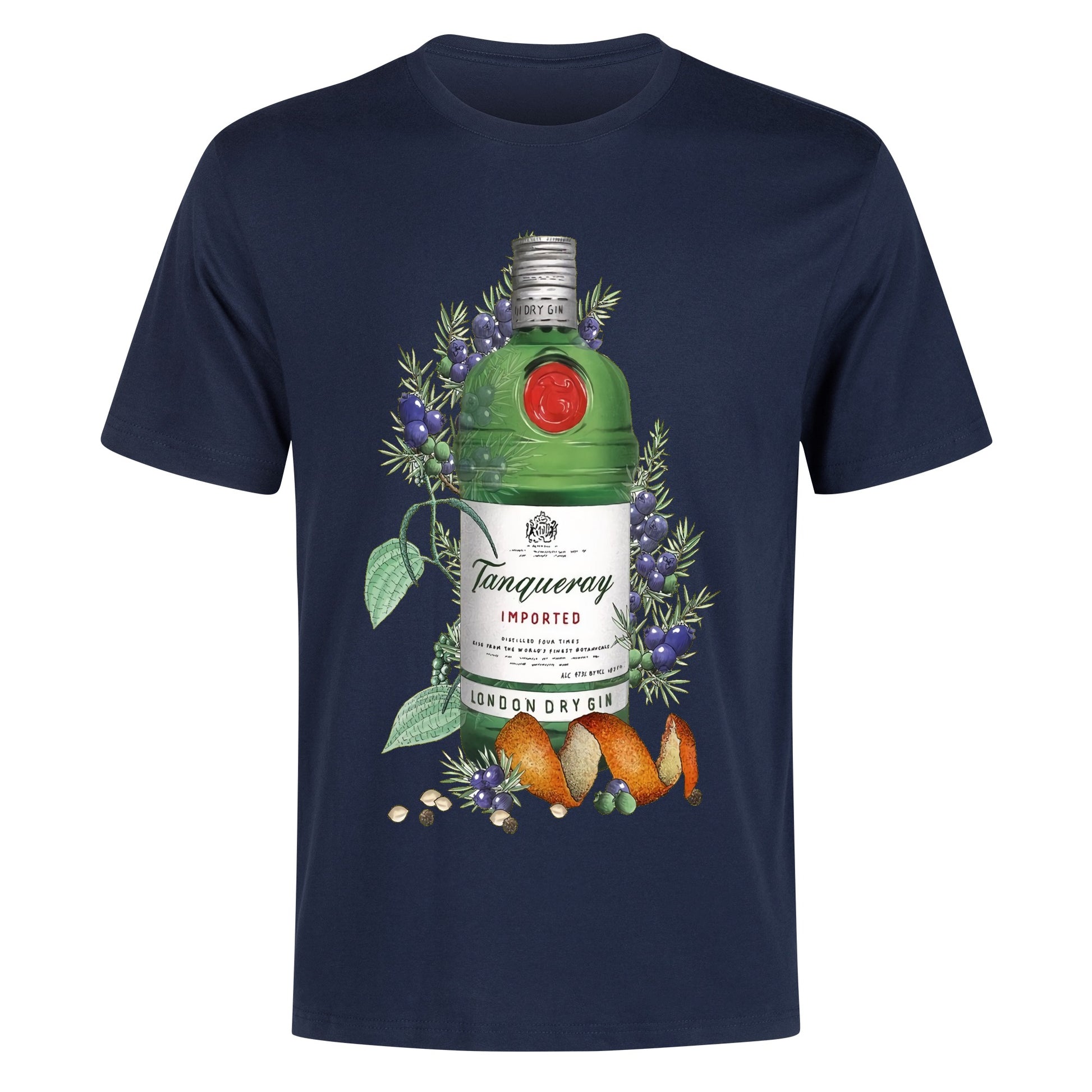 T-Shirt Gin Beefeater floral art DrinkandArt